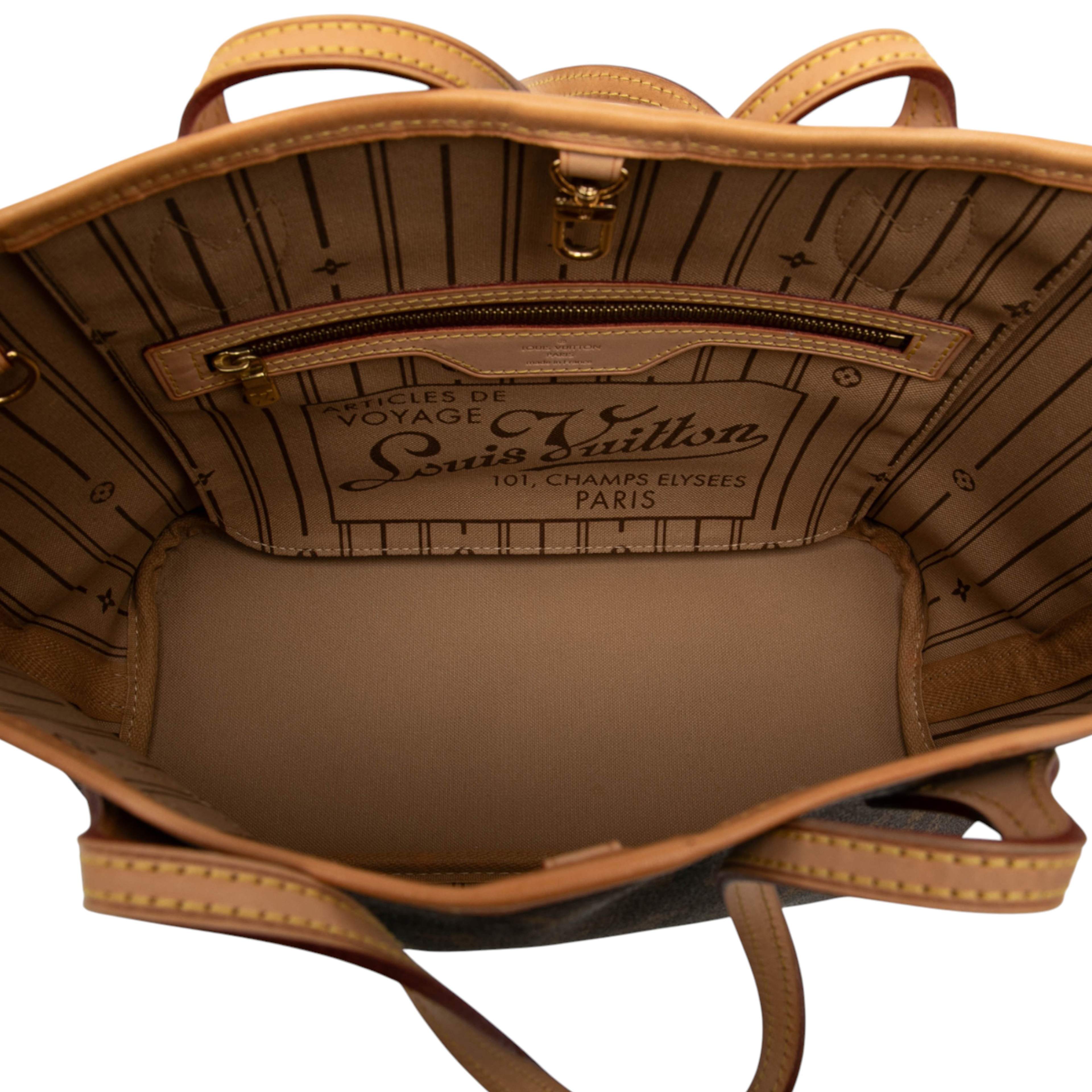 Louis Vuitton Monogram Neverfull Pm, från Luxclusif, i färgen brown. Klicka för att öppna bilden i stort format