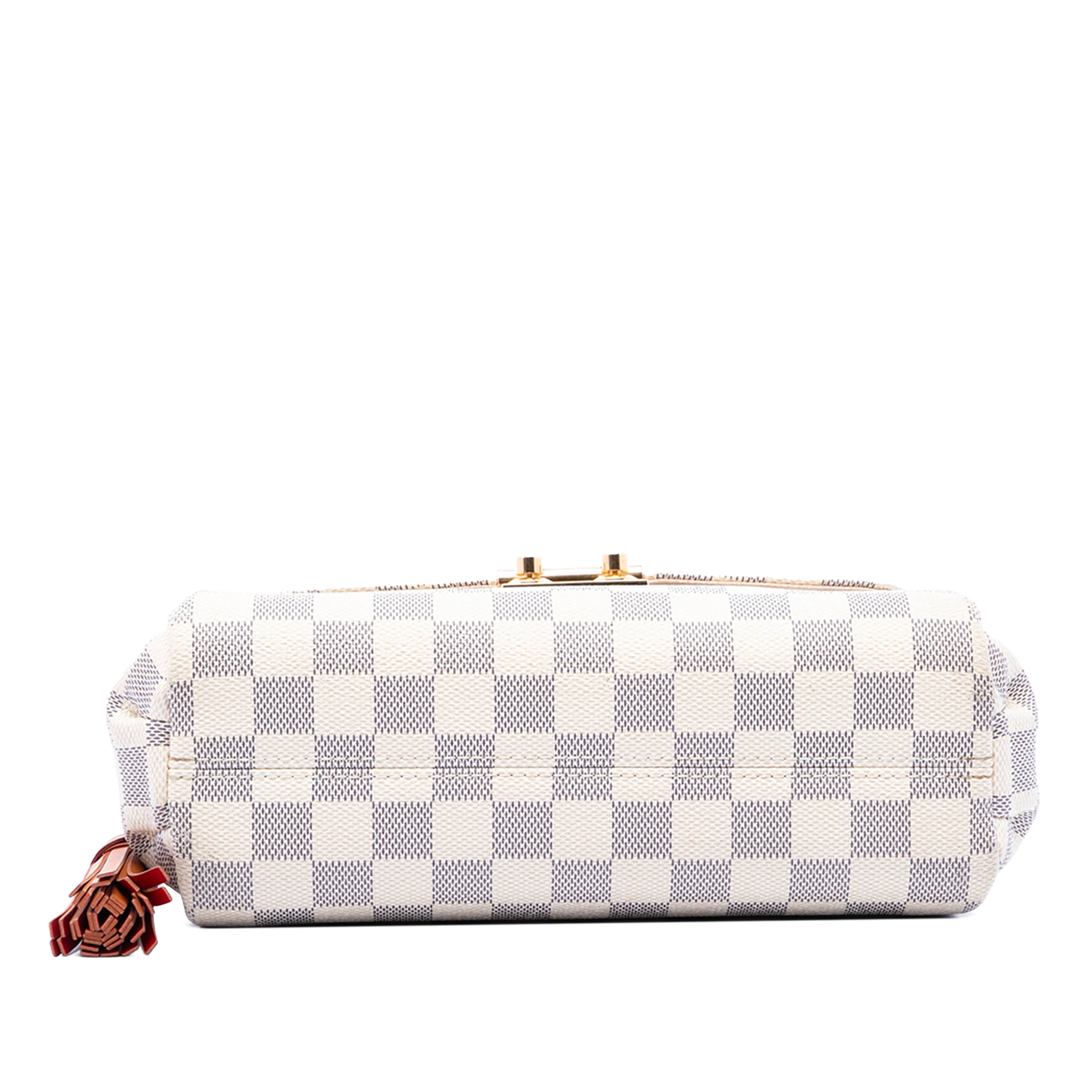 Louis Vuitton Damier Azur Croisette, från Luxclusif, i färgen vit. Klicka för att öppna bilden i stort format