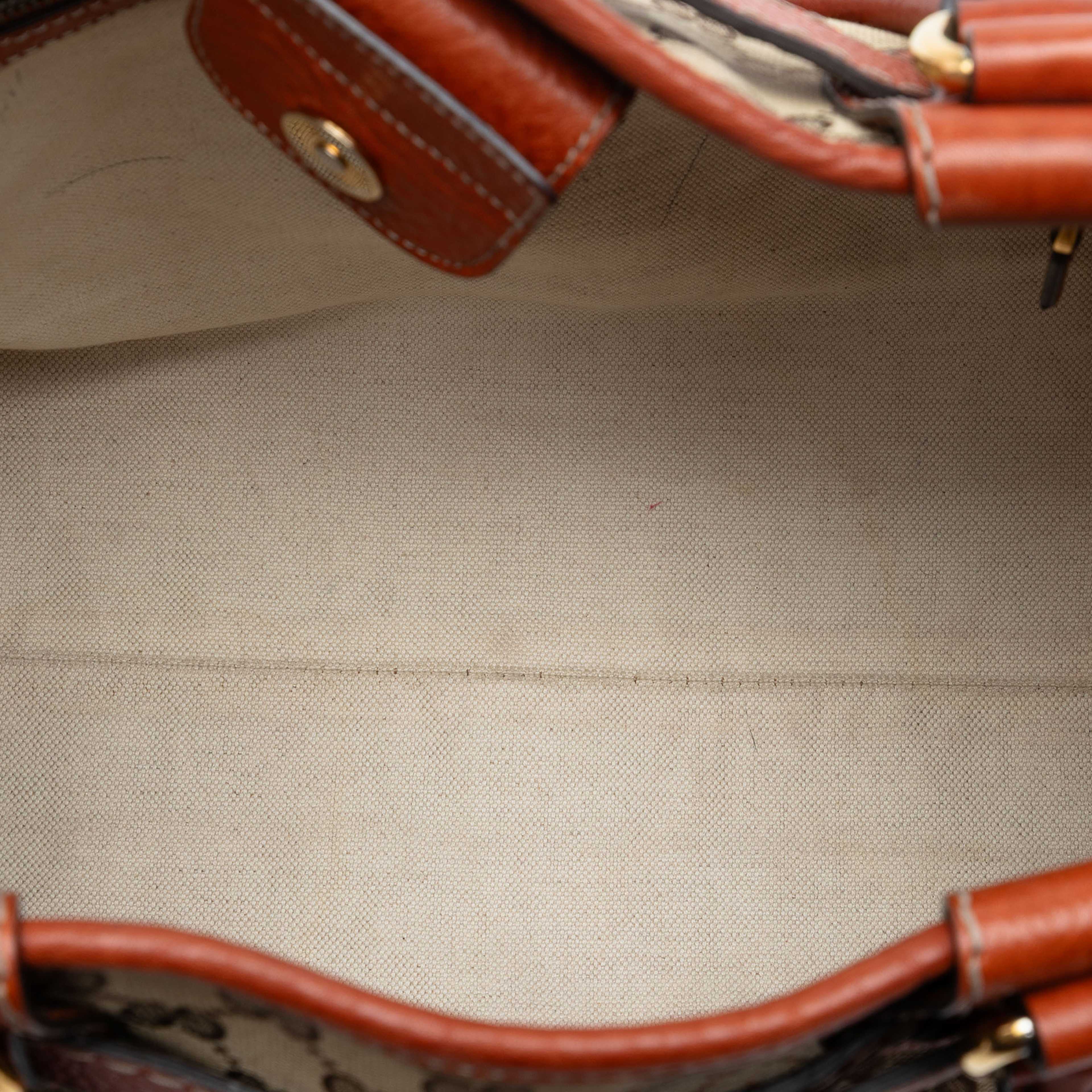 Gucci Gg Canvas Running Tote, från Luxclusif, i färgen beige. Klicka för att öppna bilden i stort format