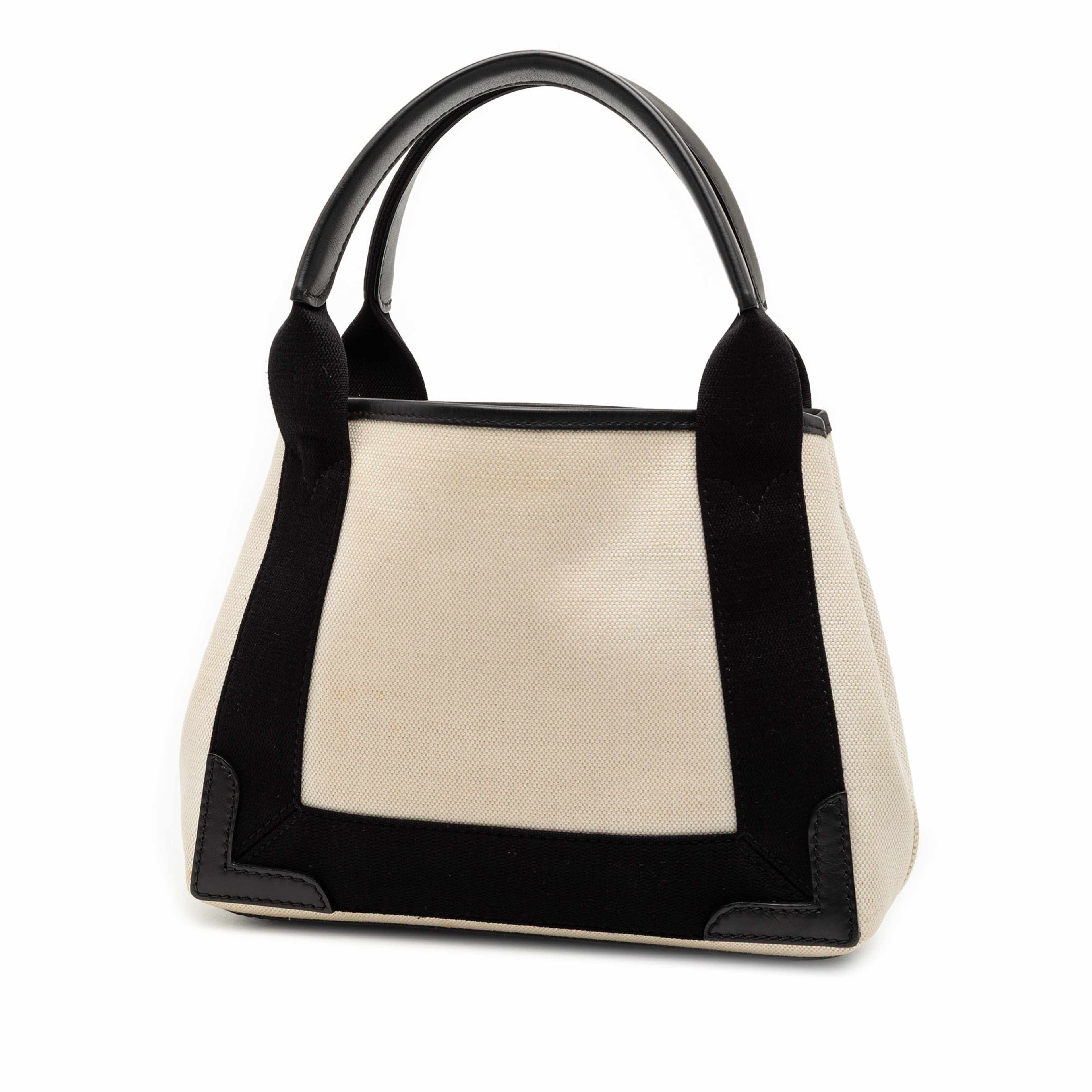 Balenciaga Canvas Navy Cabas Xs, från Luxclusif, i färgen white. Klicka för att öppna bilden i stort format