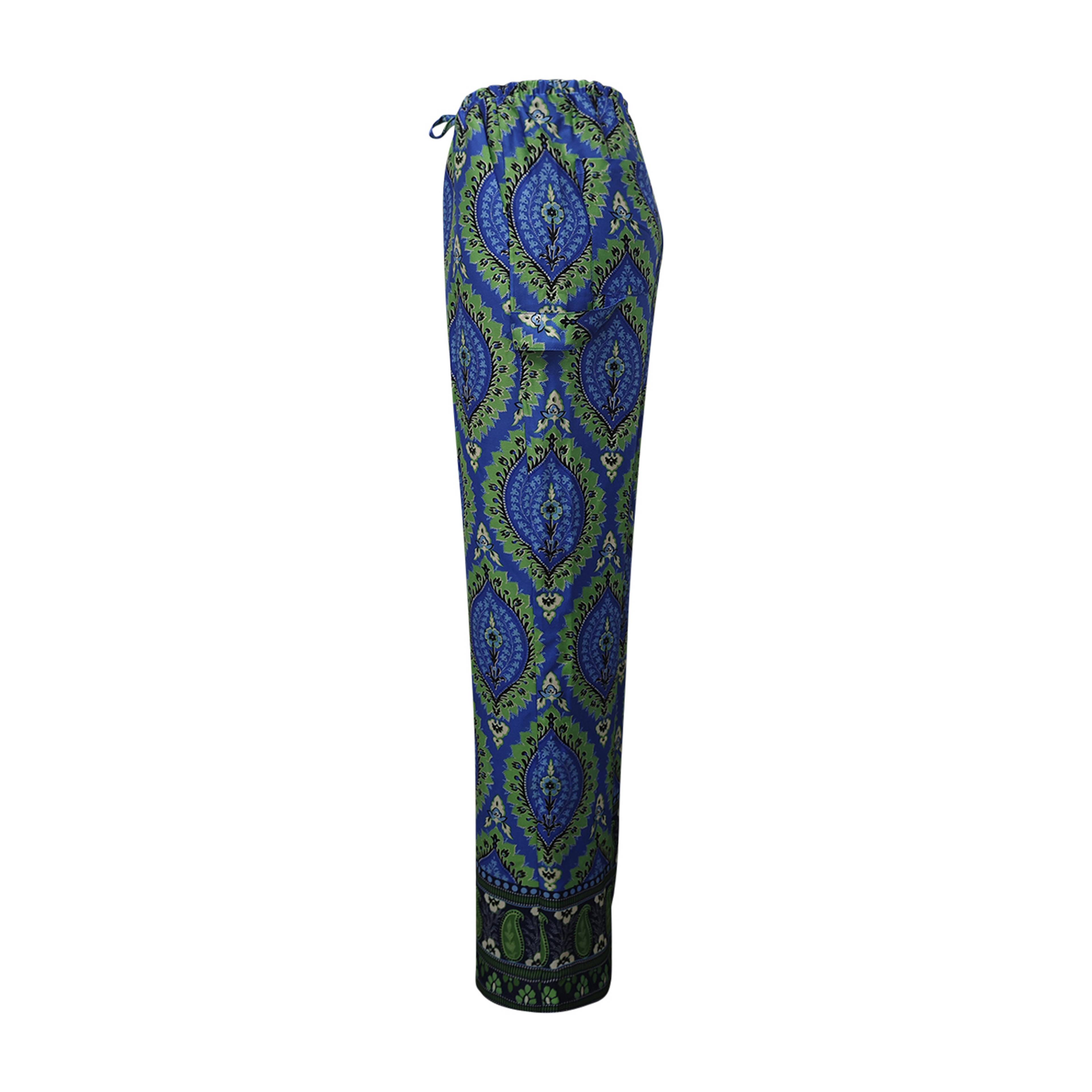 Sally Pants - Trisha Blue Print