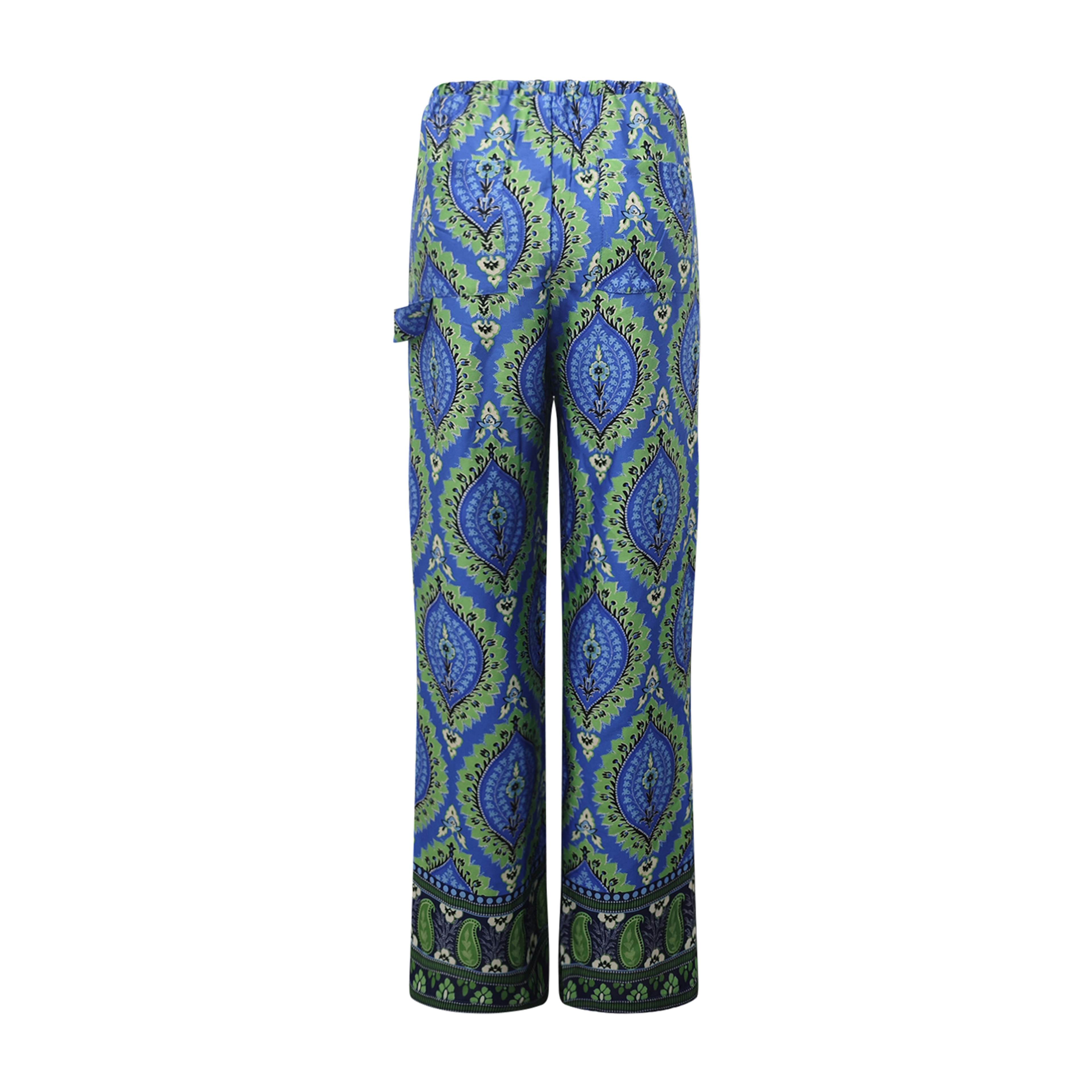 Sally Pants - Trisha Blue Print