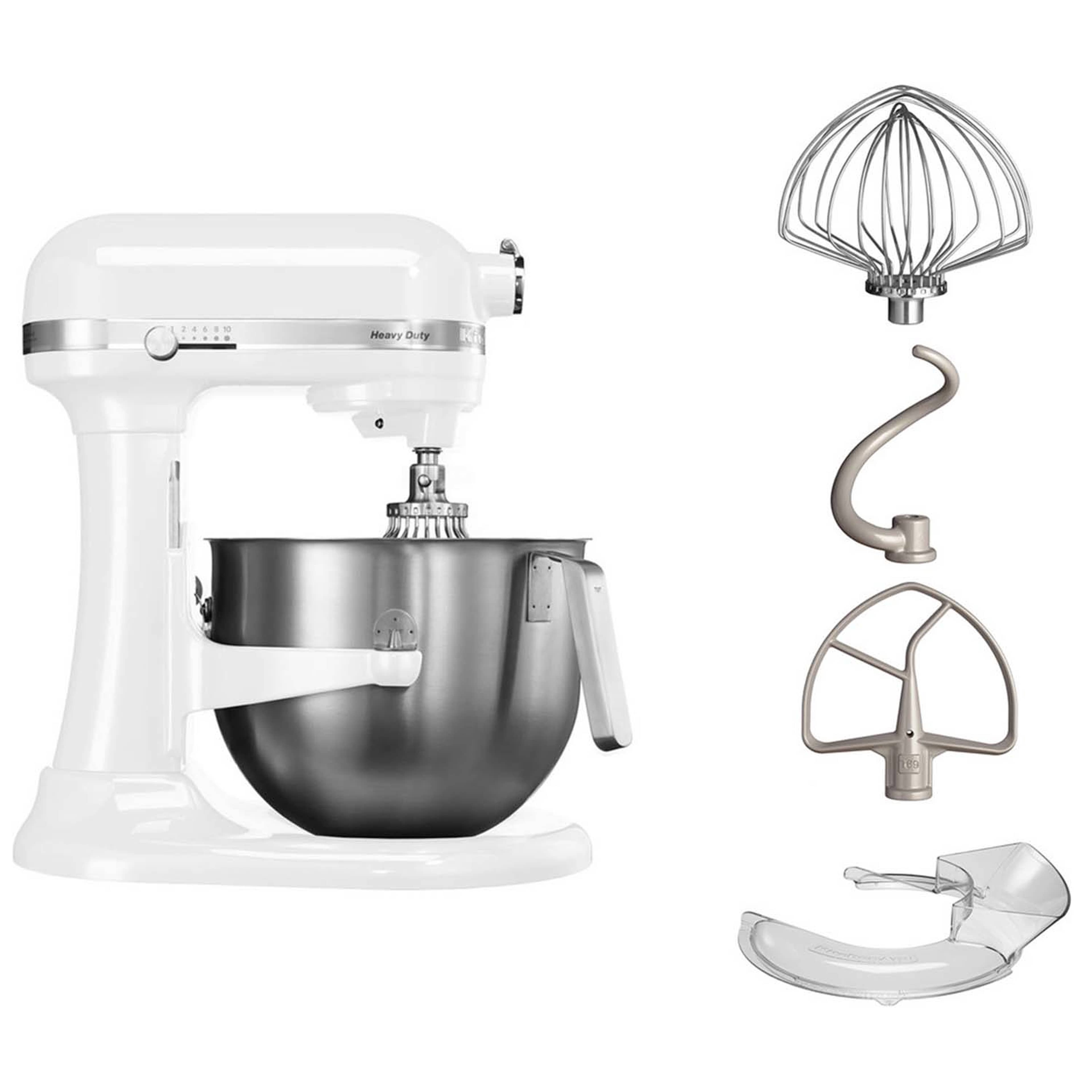 Köksmaskin Heavy Duty 6,6 Liter 5ksm70jpxewh, från Kitchenaid, i färgen vit. Klicka för att öppna bilden i stort format