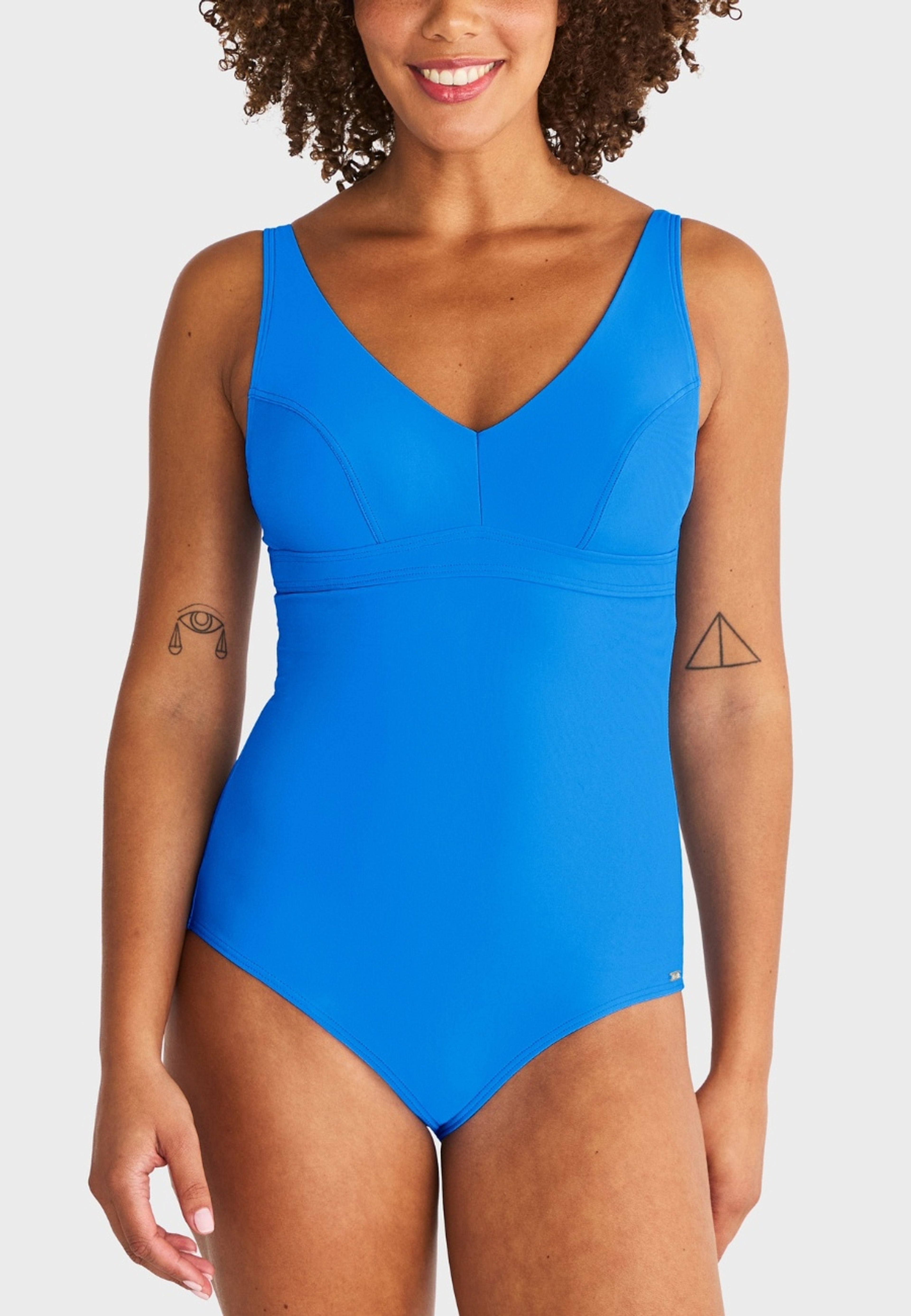 Sorrento Excellent Swimsuit, från Swegmark, i färgen ibiza blue. Klicka för att öppna bilden i stort format
