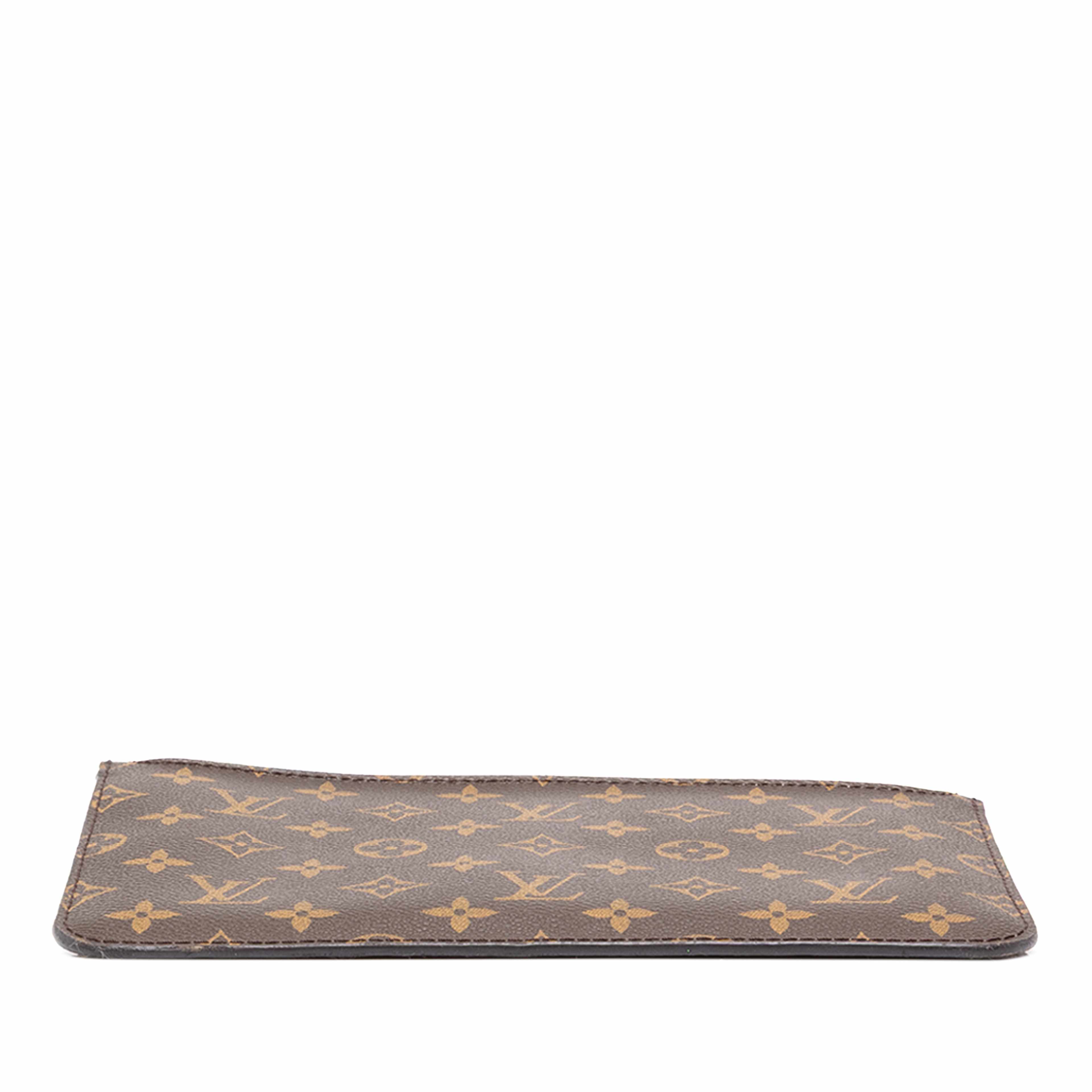 Louis Vuitton Monogram Neverfull Mm Pouch, från Luxclusif, i färgen brun. Klicka för att öppna bilden i stort format