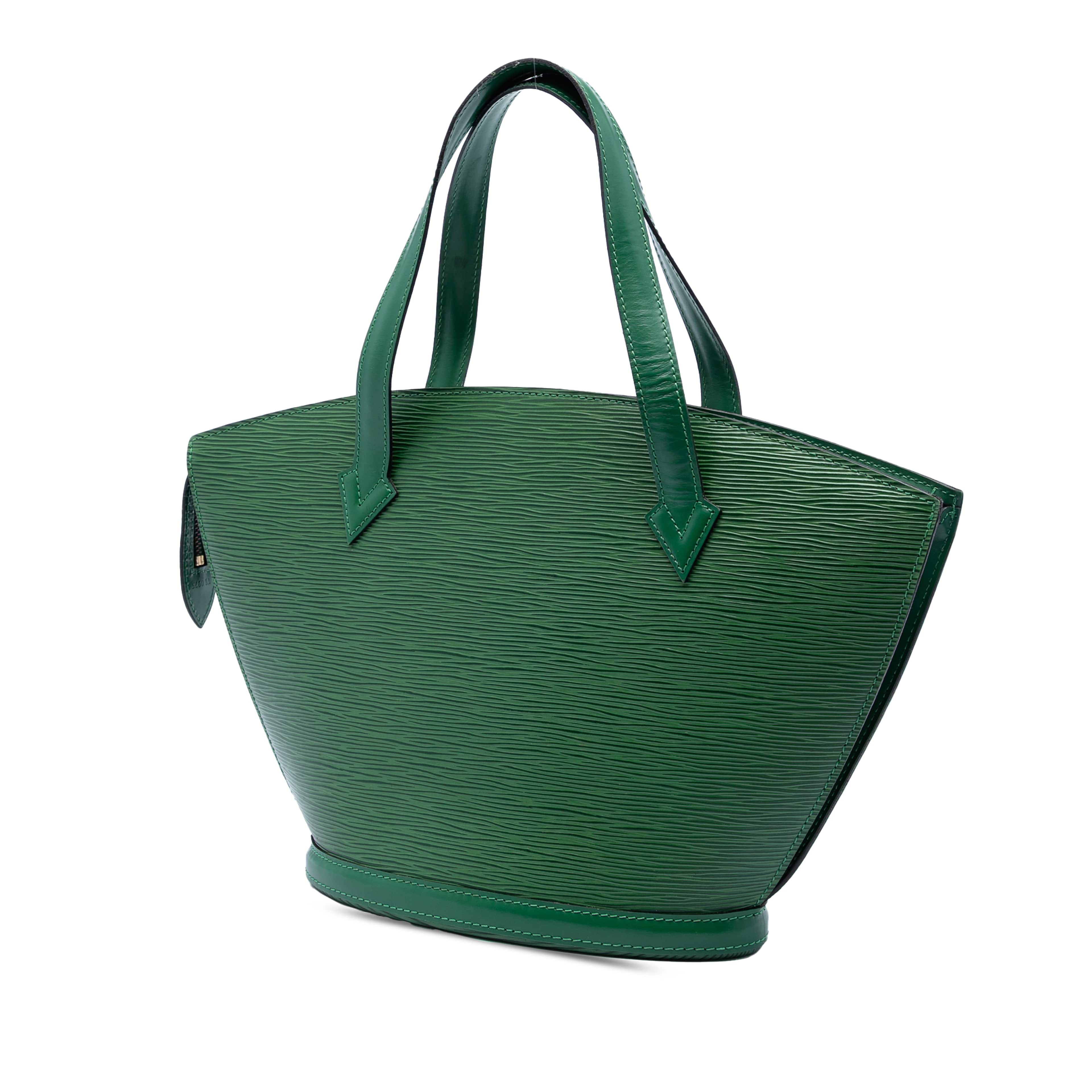 Louis Vuitton Epi Saint Jacques Pm Short Strap, från Luxclusif, i färgen green. Klicka för att öppna bilden i stort format