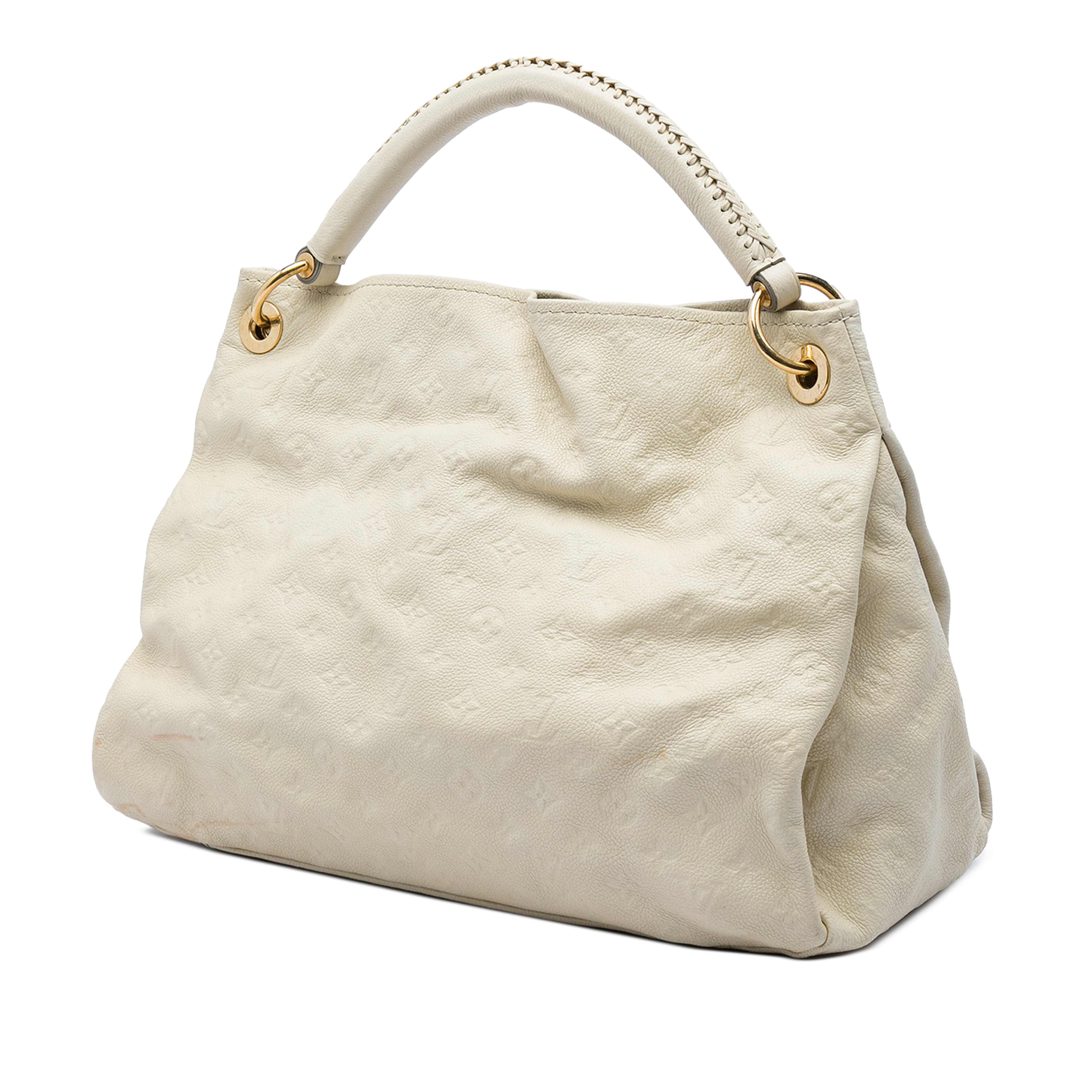 Louis Vuitton Monogram Empreinte Artsy Mm, från Luxclusif, i färgen vit. Klicka för att öppna bilden i stort format