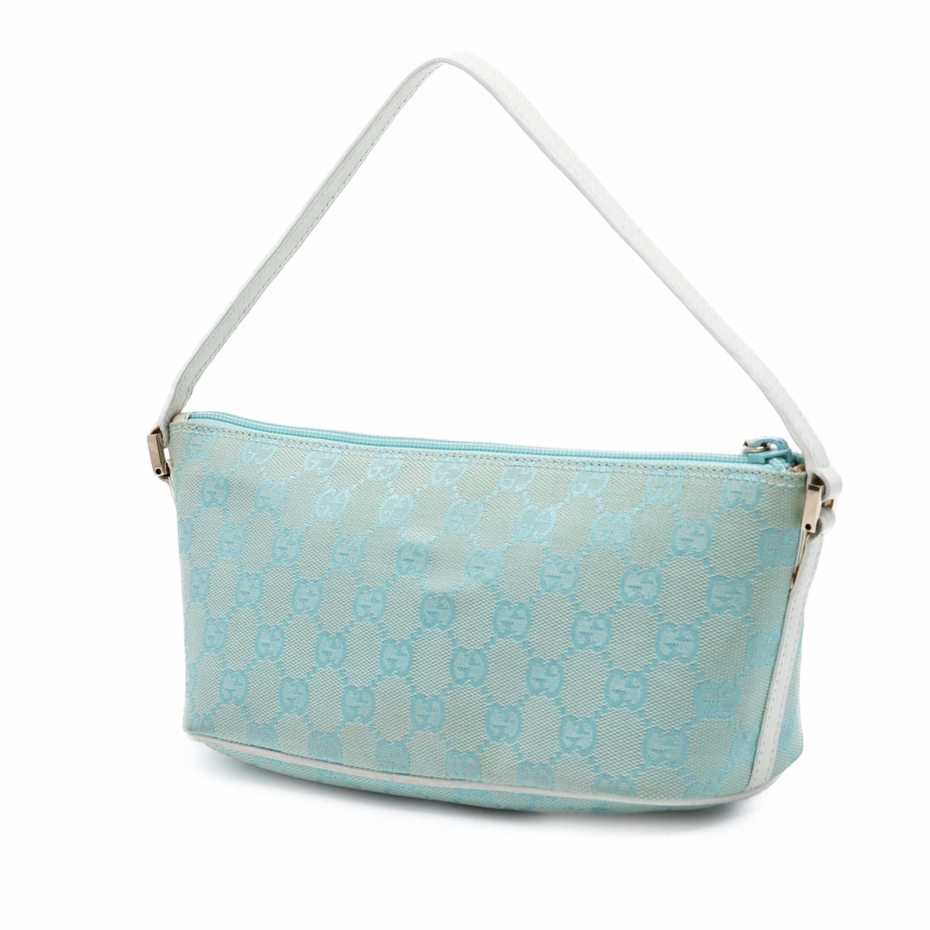 Gucci Gg Canvas Boat, från Luxclusif, i färgen light blue. Klicka för att öppna bilden i stort format