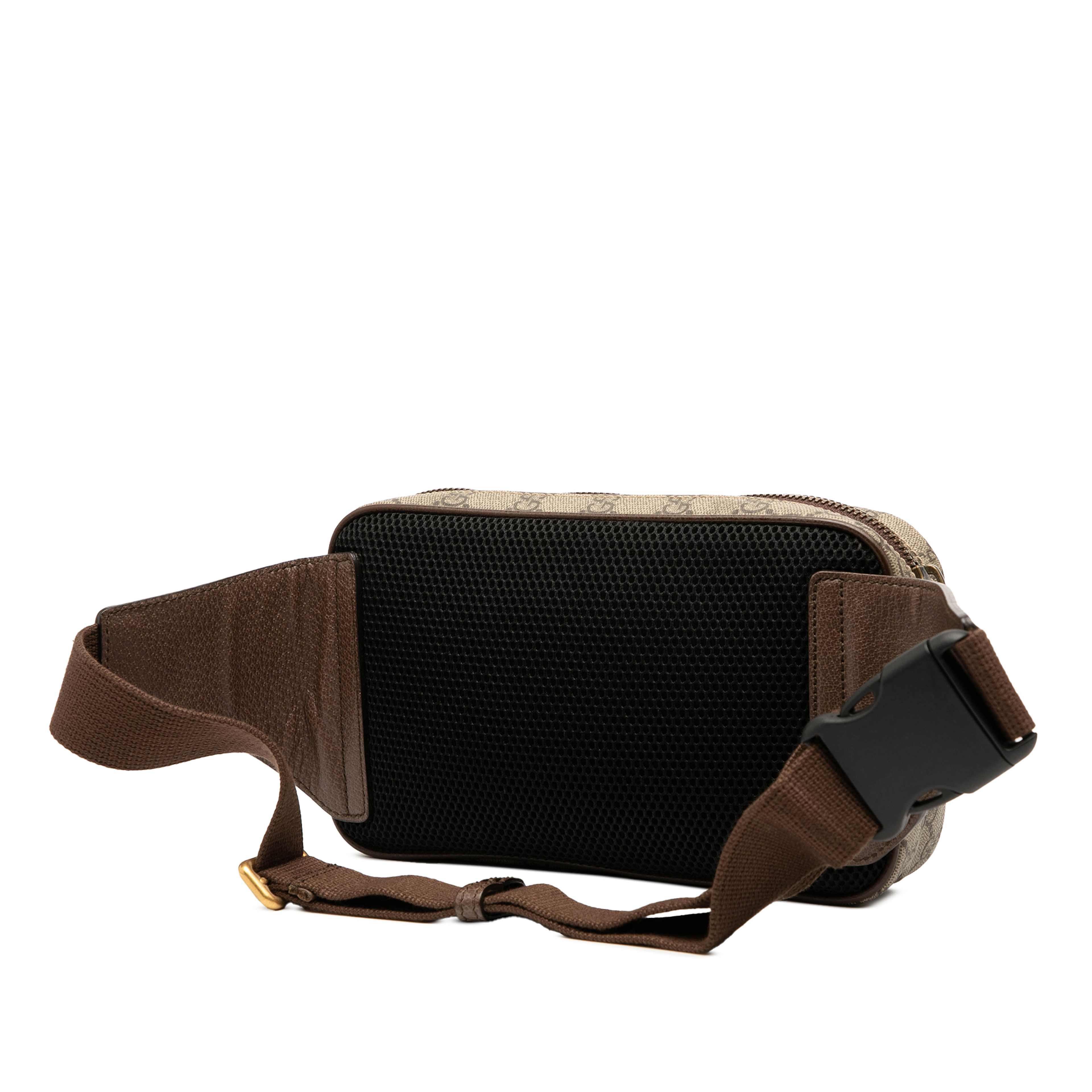 Gucci Small Gg Supreme Ophidia Belt Bag, från Luxclusif, i färgen beige. Klicka för att öppna bilden i stort format