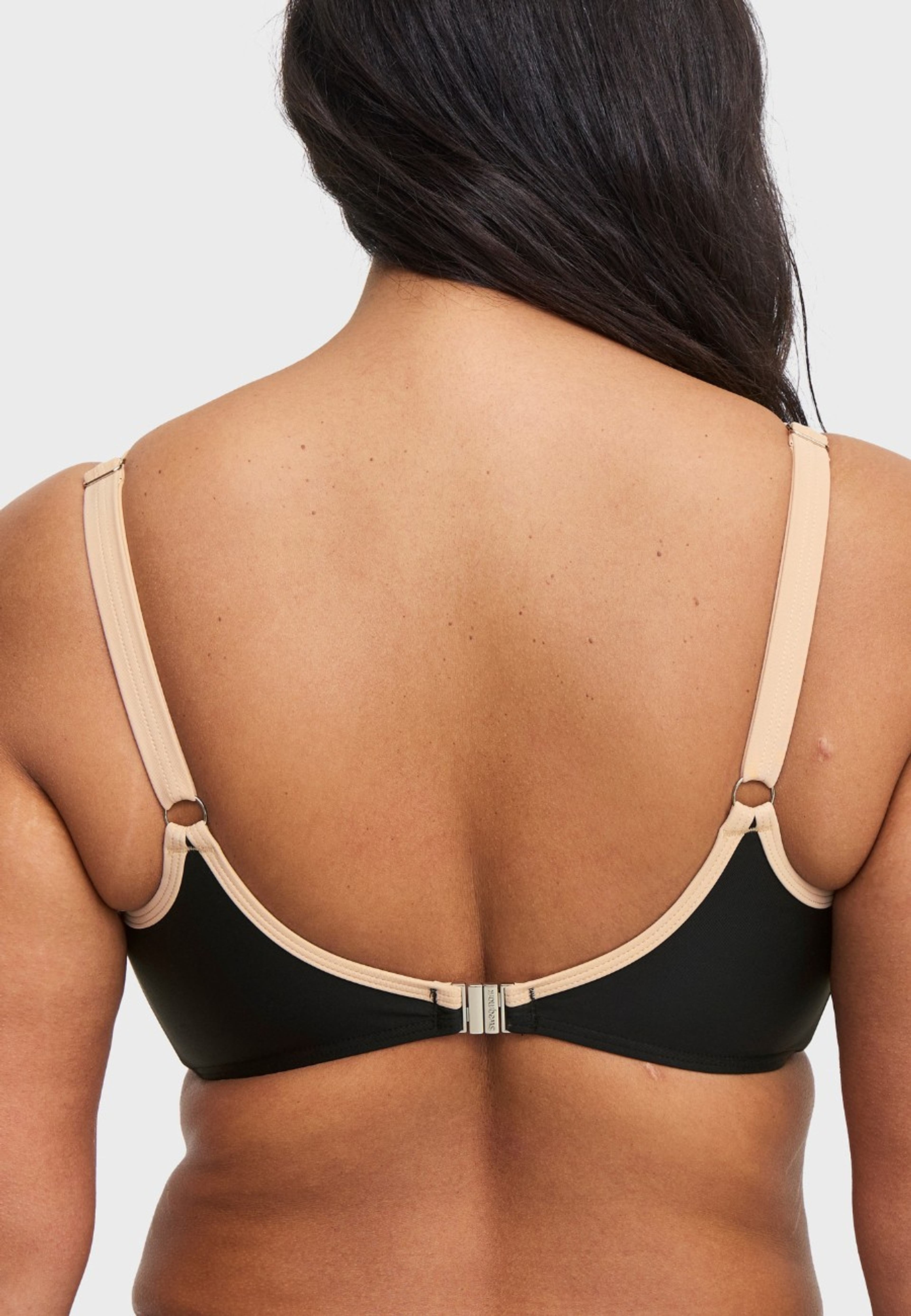 Bahamas Bikini-bh Med Bygel, från Swegmark, i färgen black/beige. Klicka för att öppna bilden i stort format