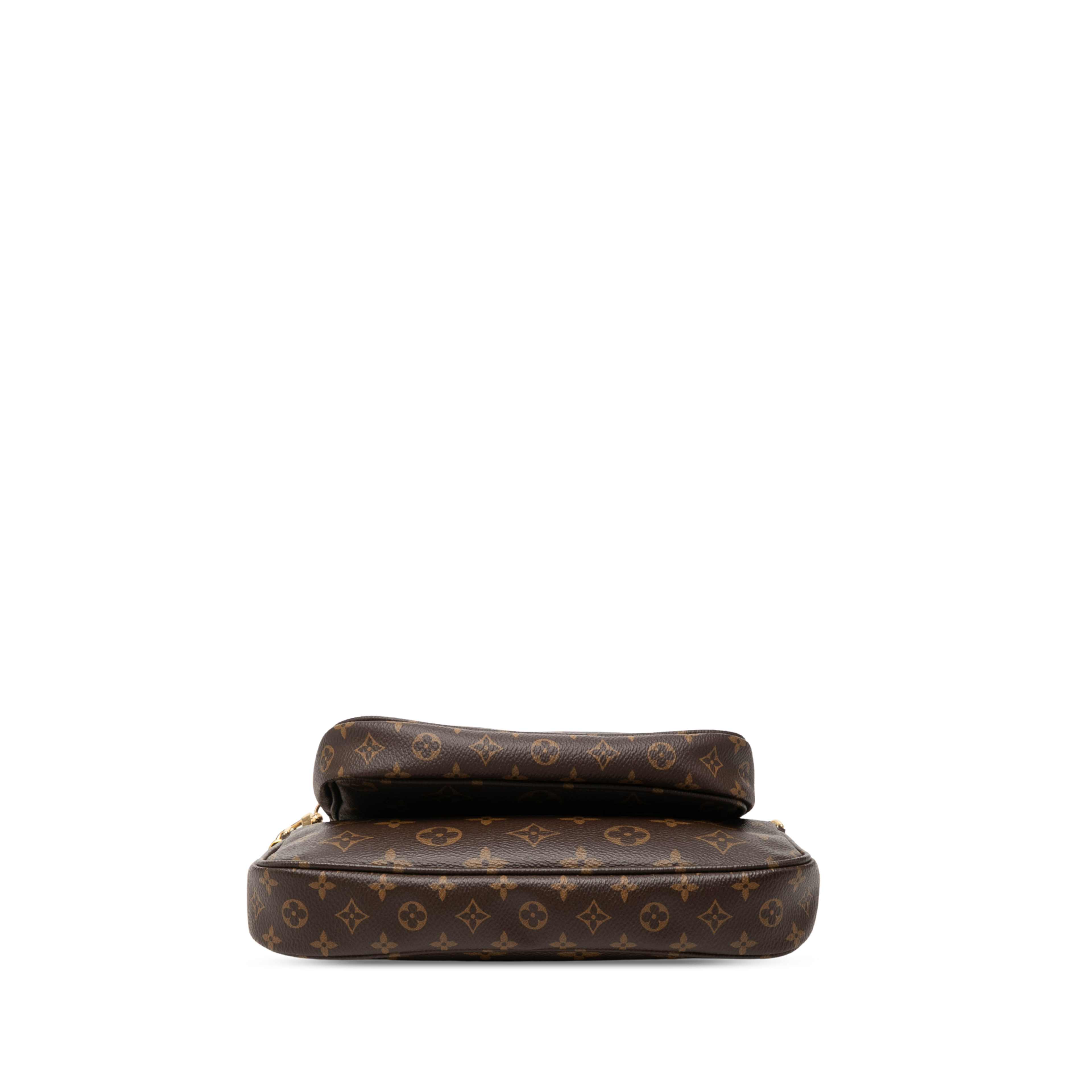 Louis Vuitton Monogram Multi Pochette Accessoires, från Luxclusif, i färgen brun. Klicka för att öppna bilden i stort format