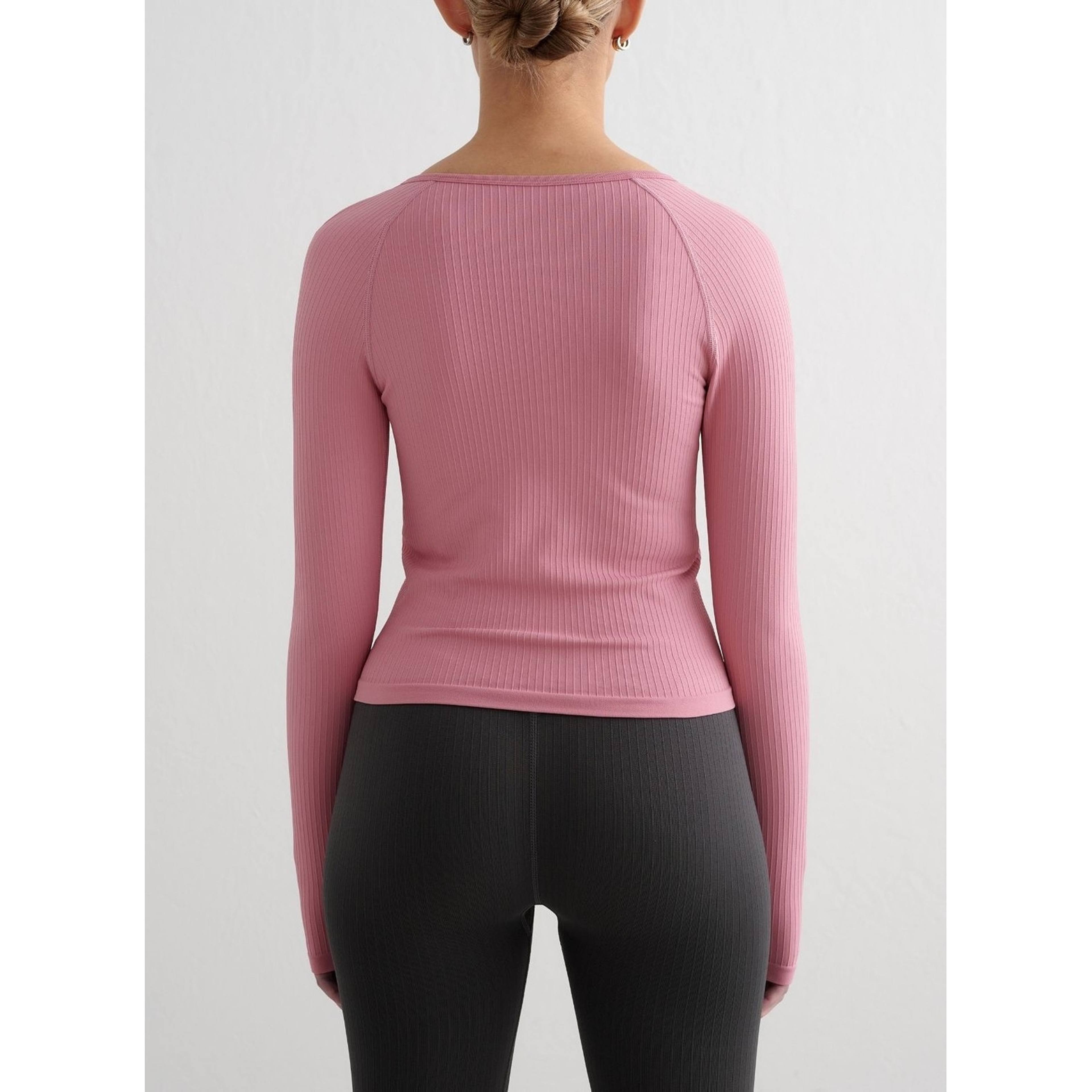 Ribbed Seamless Zip Jacket