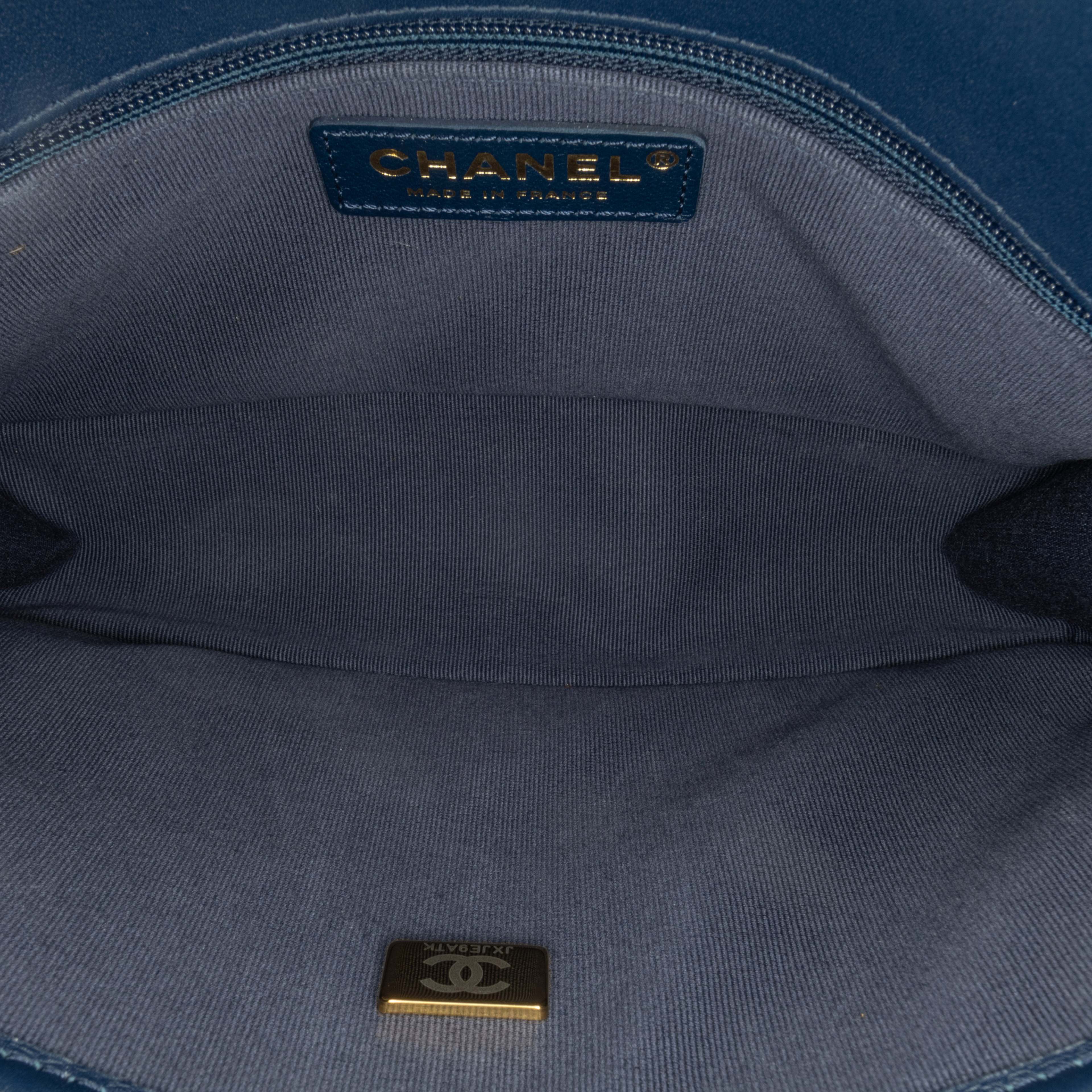 Chanel Small Tweed School Memory Top Handle Flap