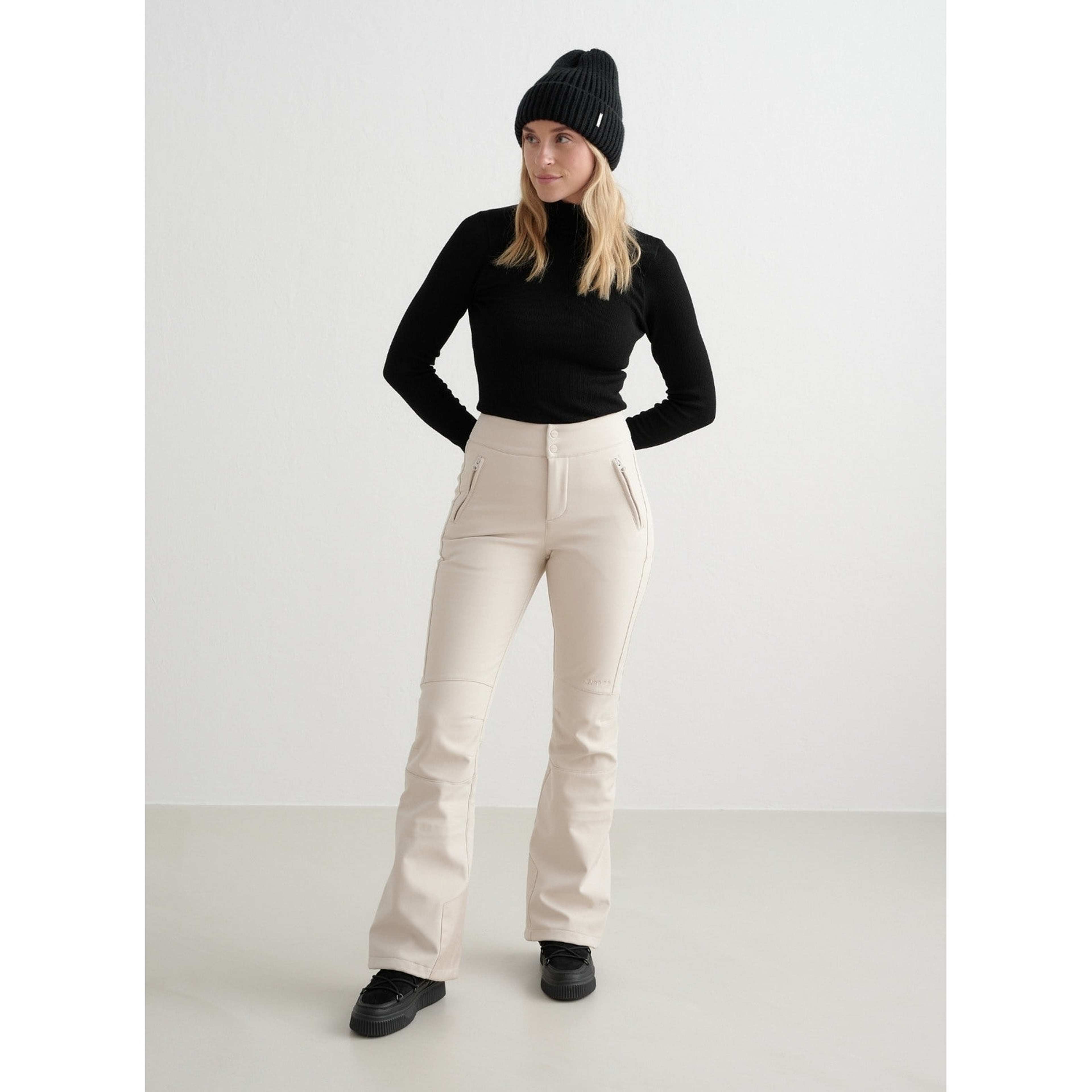 Café Au Lait Stretch Thermo Pants