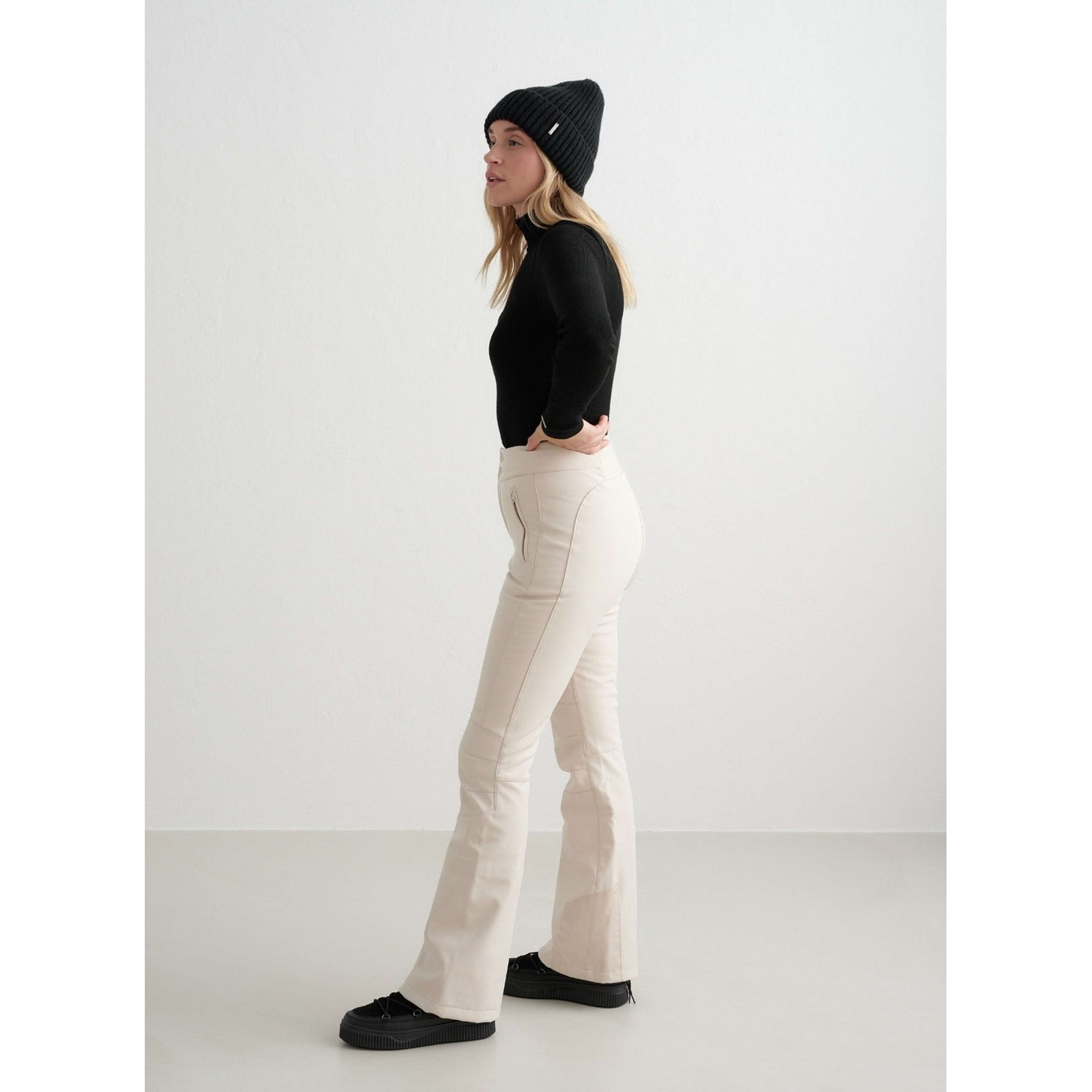 Café Au Lait Stretch Thermo Pants