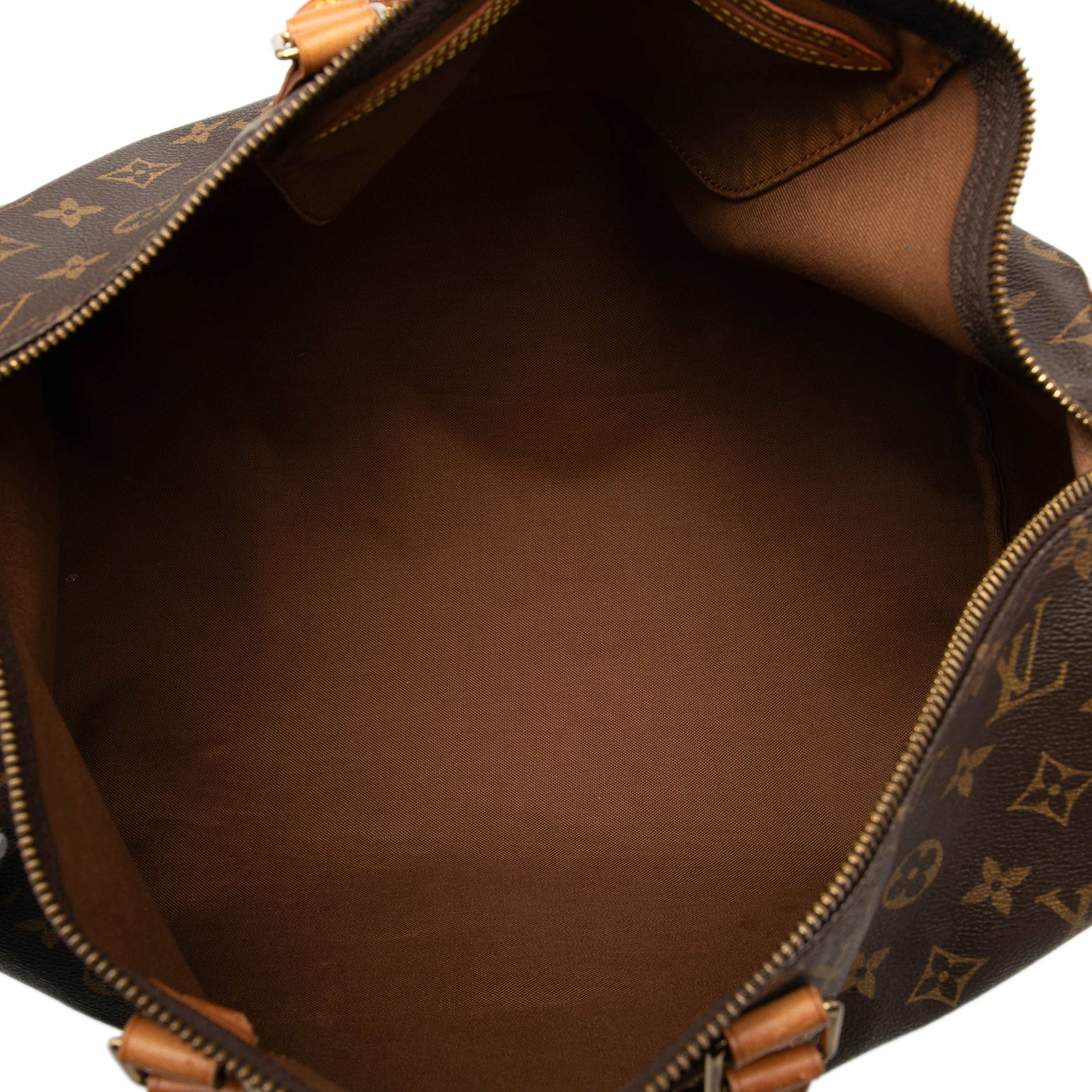 Louis Vuitton Monogram Speedy 40, från Luxclusif, i färgen brun. Klicka för att öppna bilden i stort format