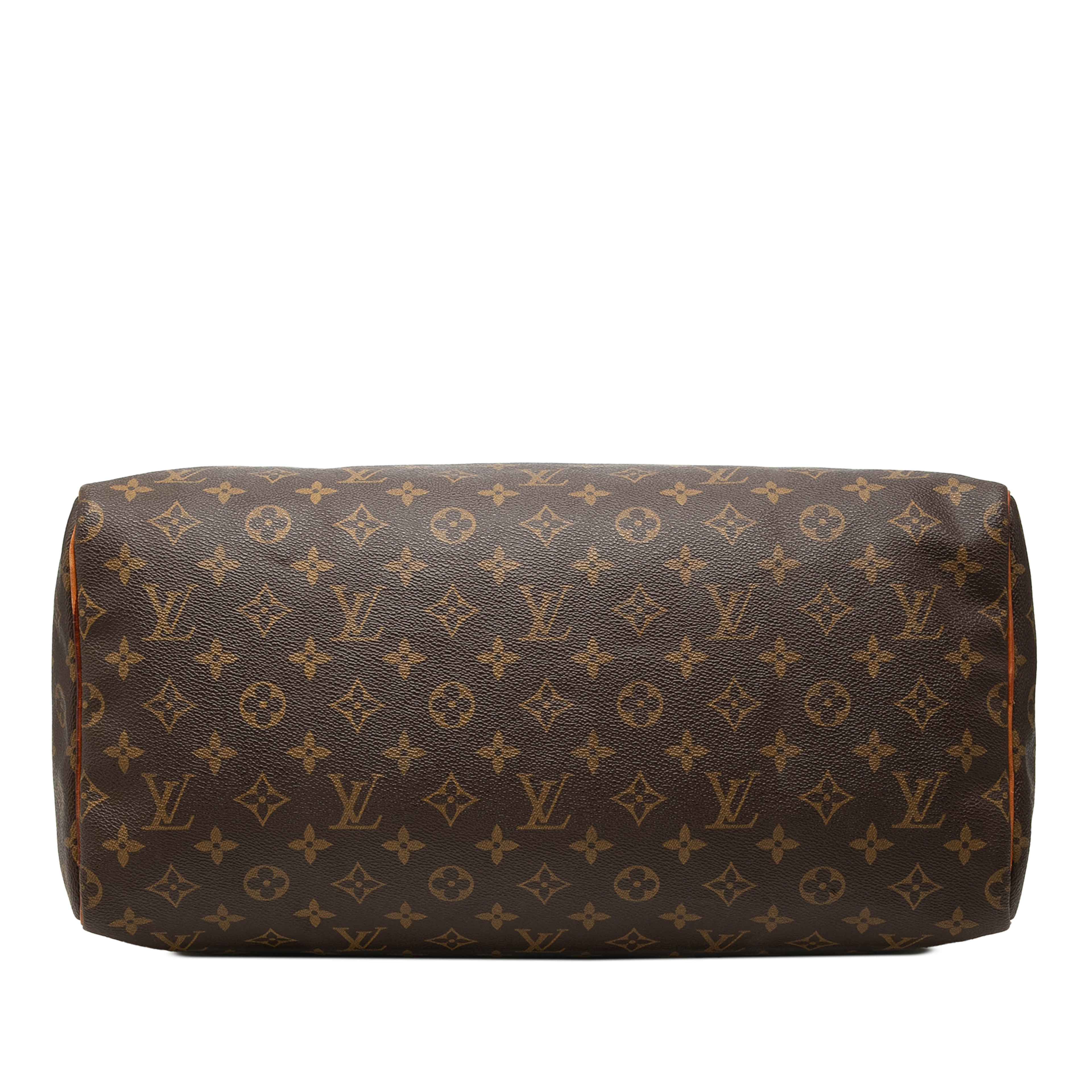 Louis Vuitton Monogram Speedy 40, från Luxclusif, i färgen brun. Klicka för att öppna bilden i stort format
