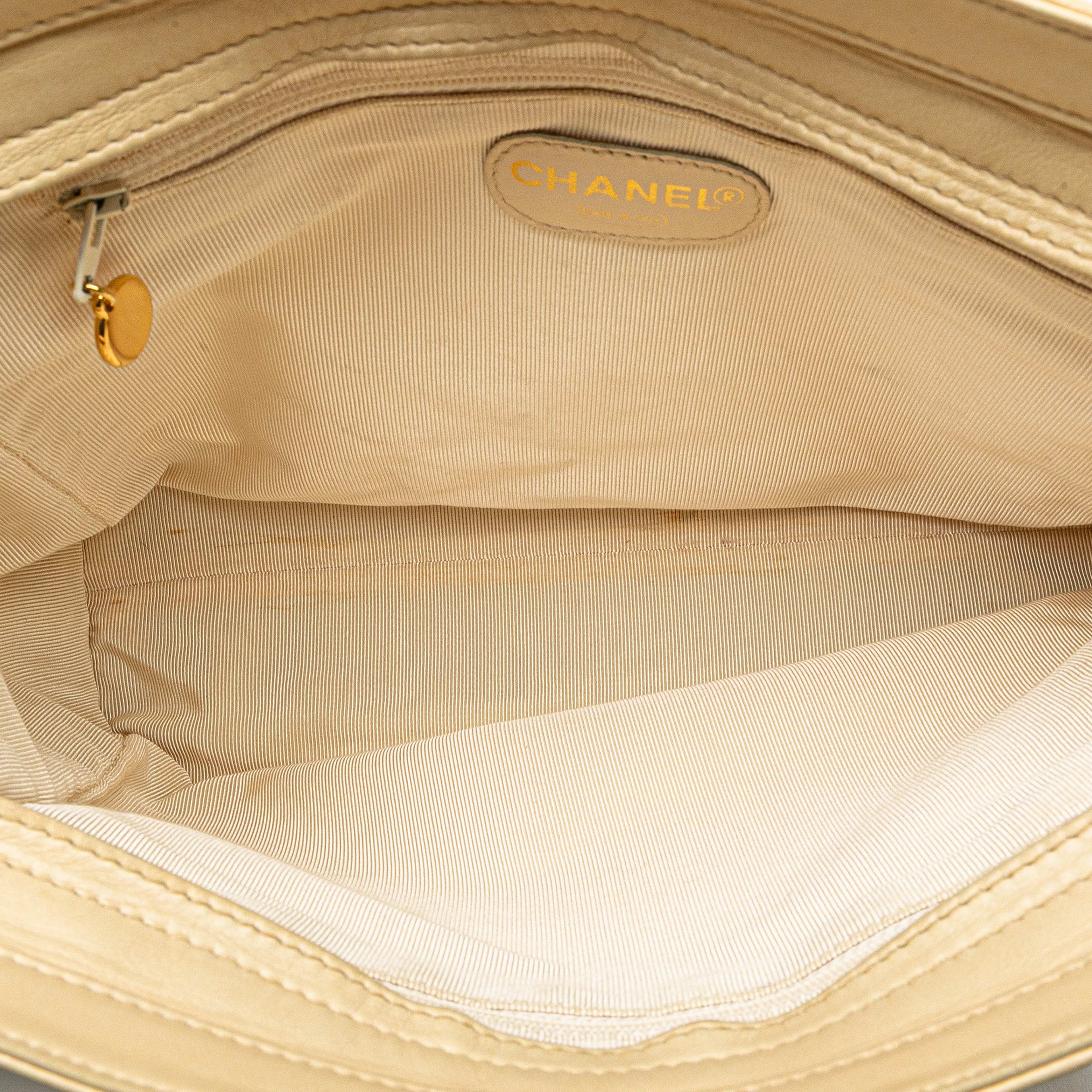 Chanel Cc Lambskin Chain Tote