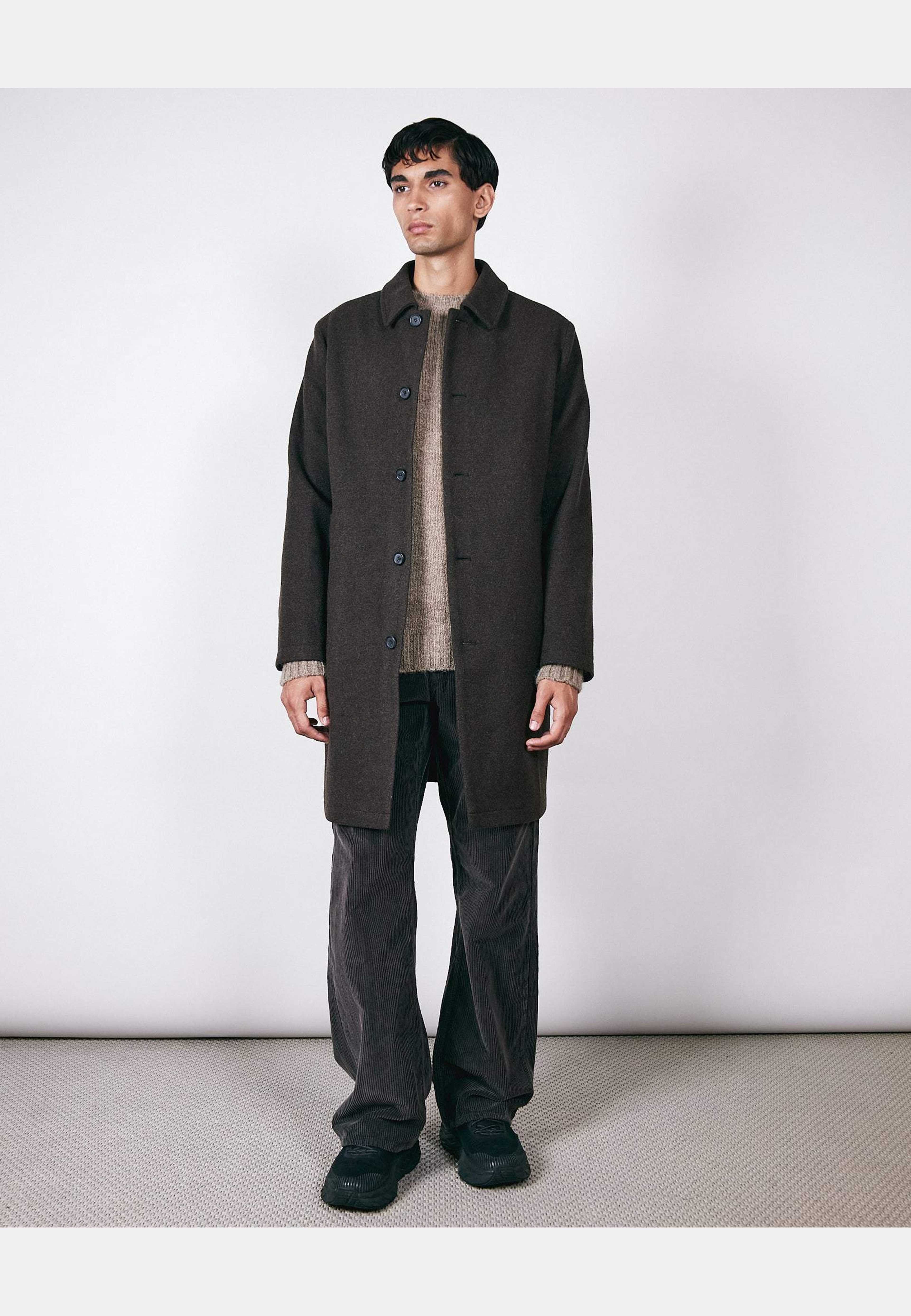 T-coat Wool, från Brixtol Textiles, i färgen brown. Klicka för att öppna bilden i stort format