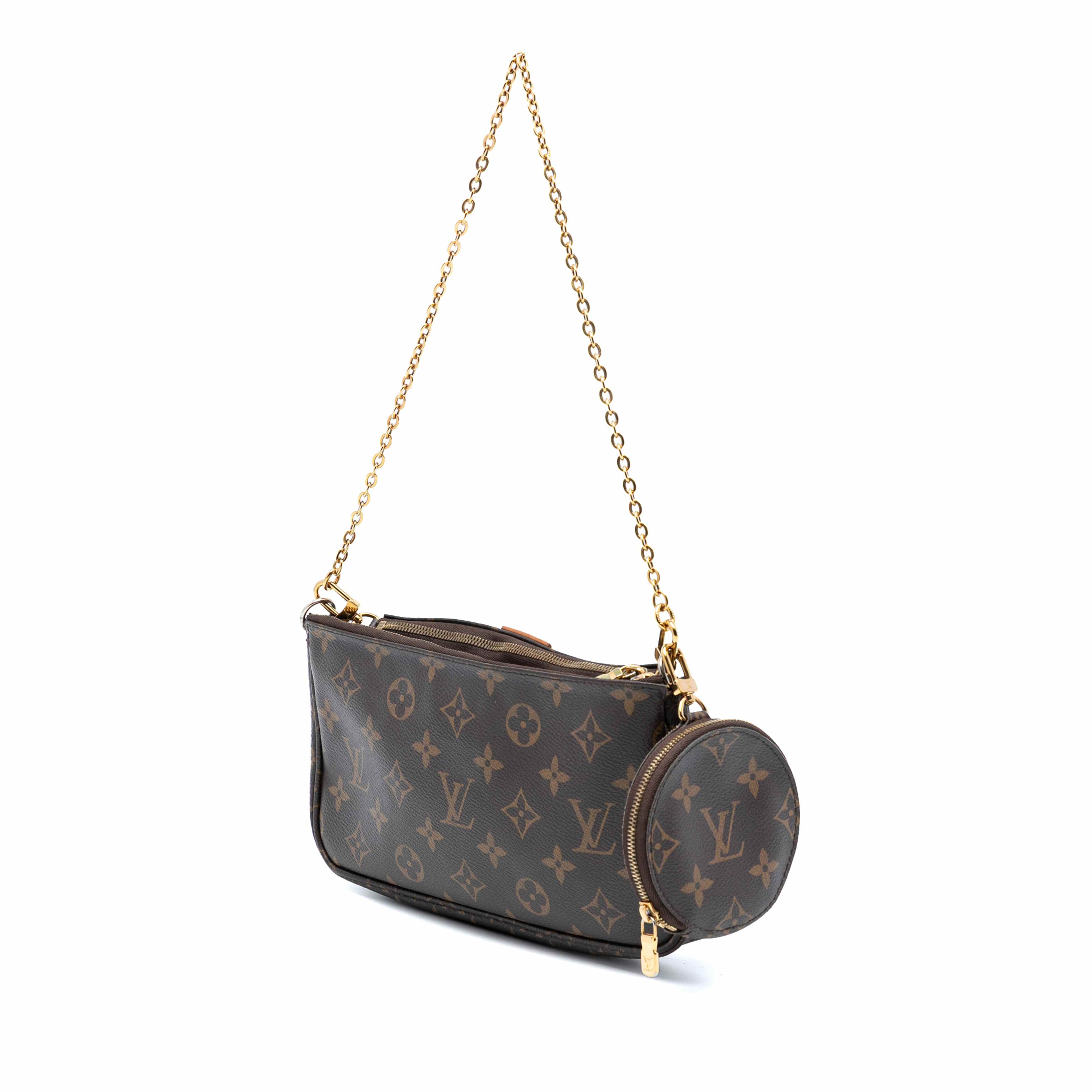 Louis Vuitton Monogram Multi Pochette Accessoires, från Luxclusif, i färgen brown. Klicka för att öppna bilden i stort format