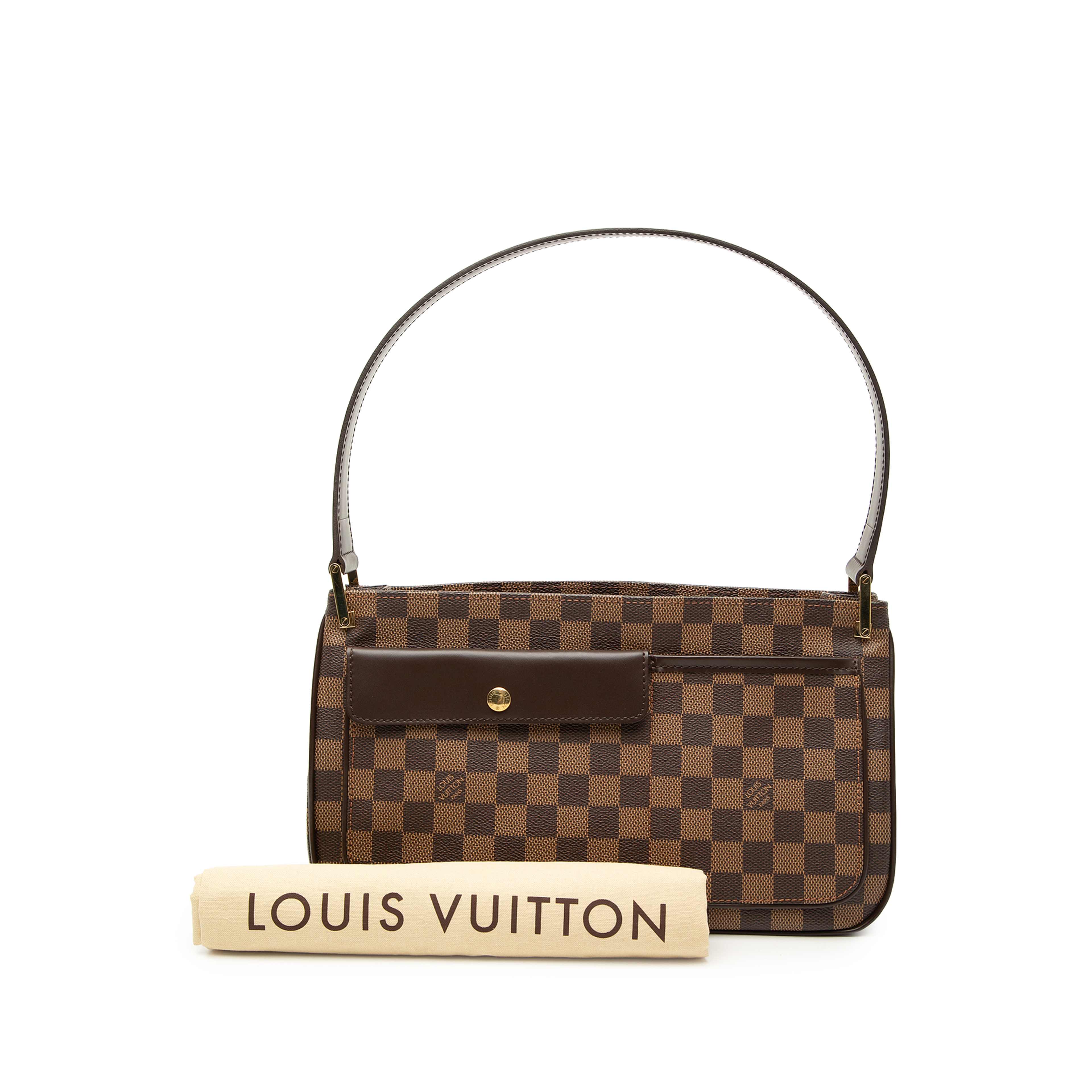Louis Vuitton Damier Ebene Aubagne, från Luxclusif, i färgen brun. Klicka för att öppna bilden i stort format