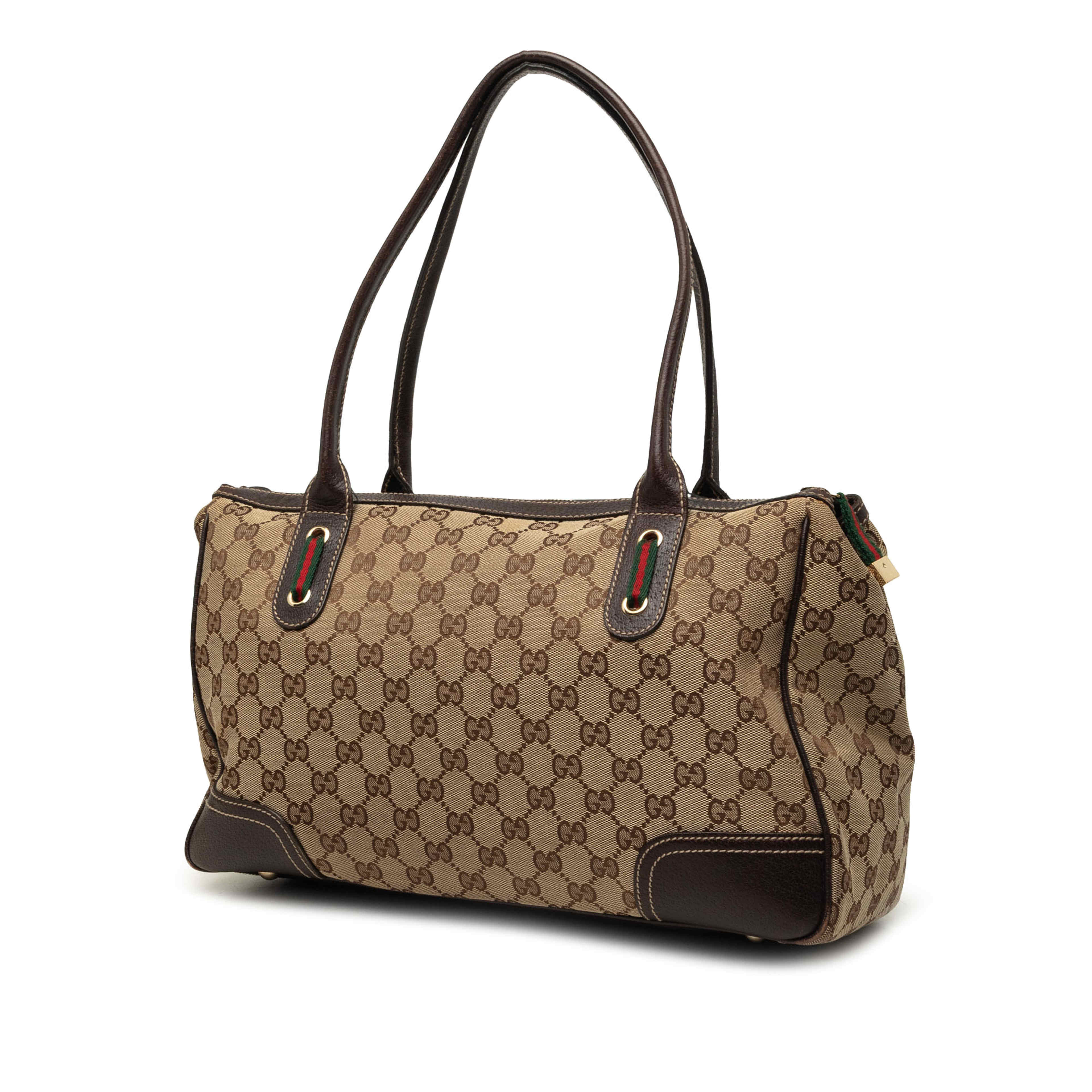 Gucci Gg Canvas Princy Shoulder Bag, från Luxclusif, i färgen beige. Klicka för att öppna bilden i stort format