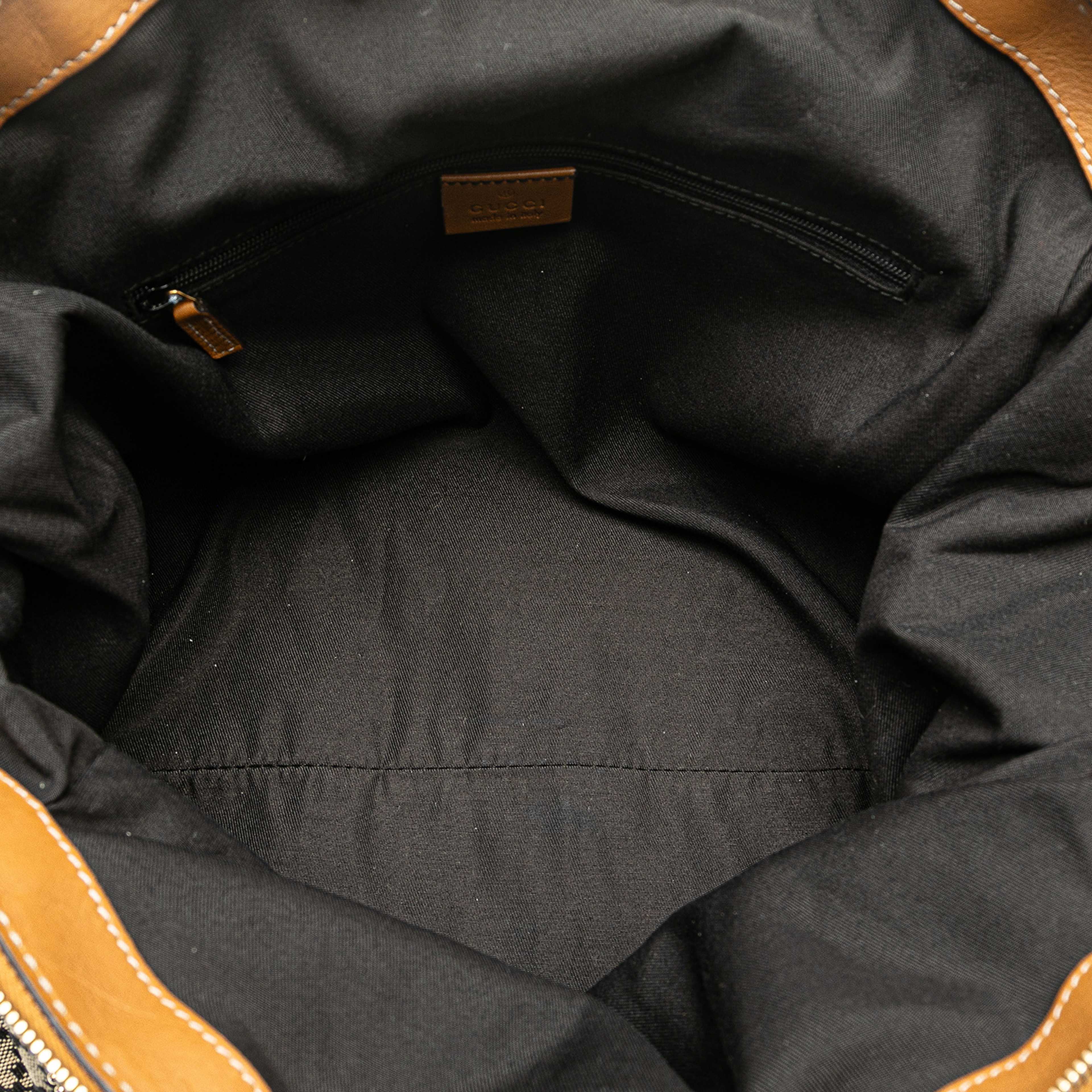 Gucci Diamante Canvas Sukey Satchel