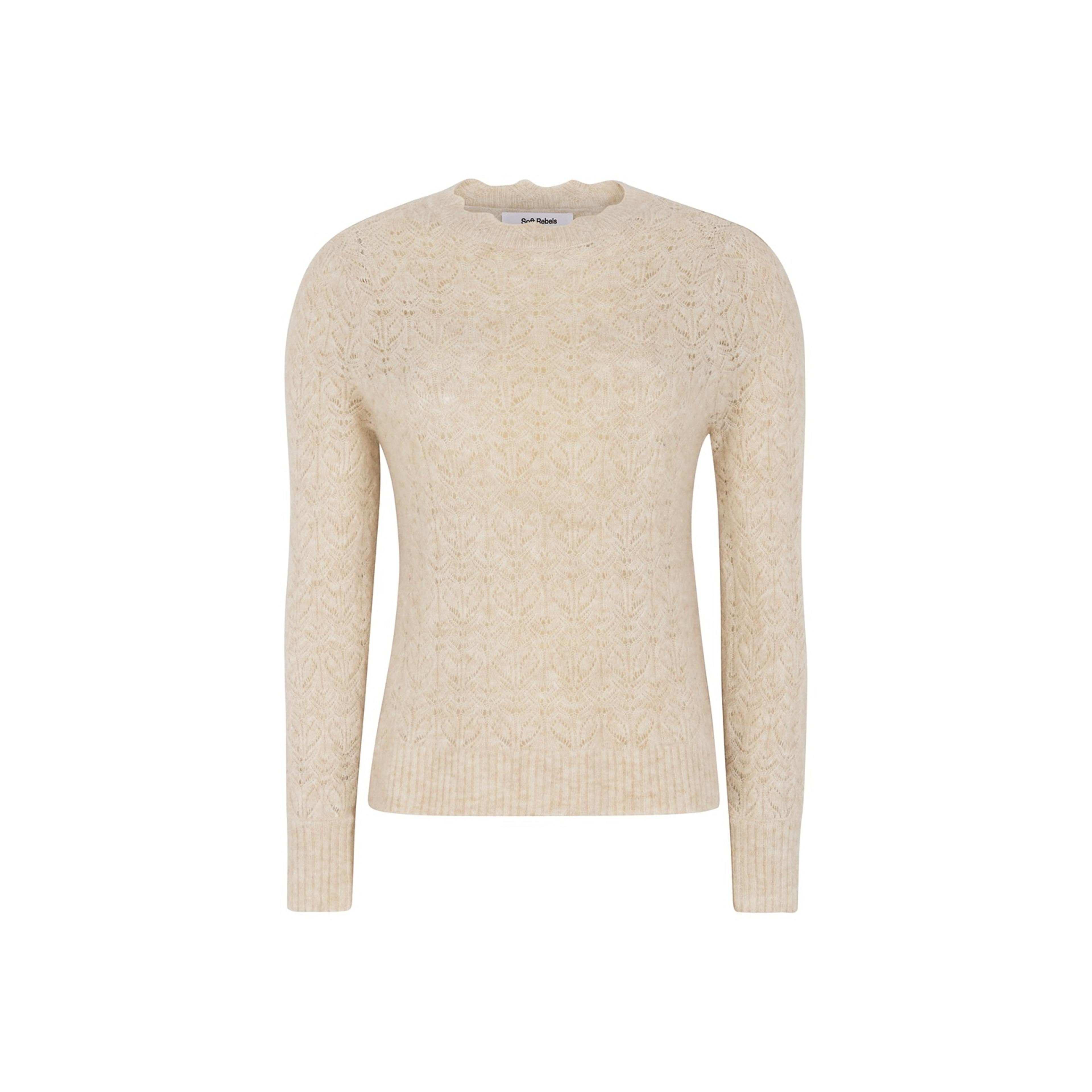 Srjayden Highneck Knit - Whitecap Gray Melange