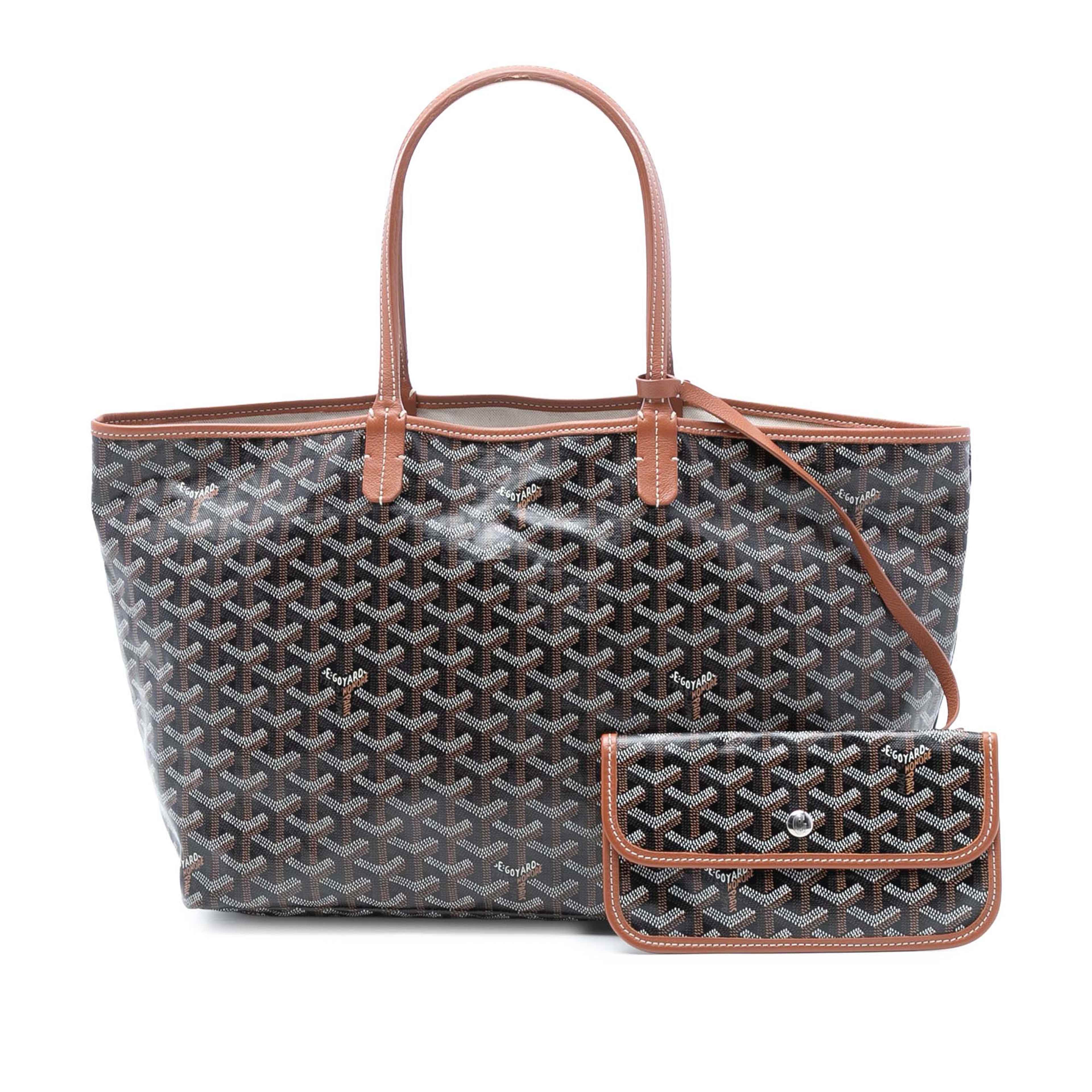 Goyard Goyardine Saint Louis Pm, från Luxclusif, i färgen svart. Klicka för att öppna bilden i stort format
