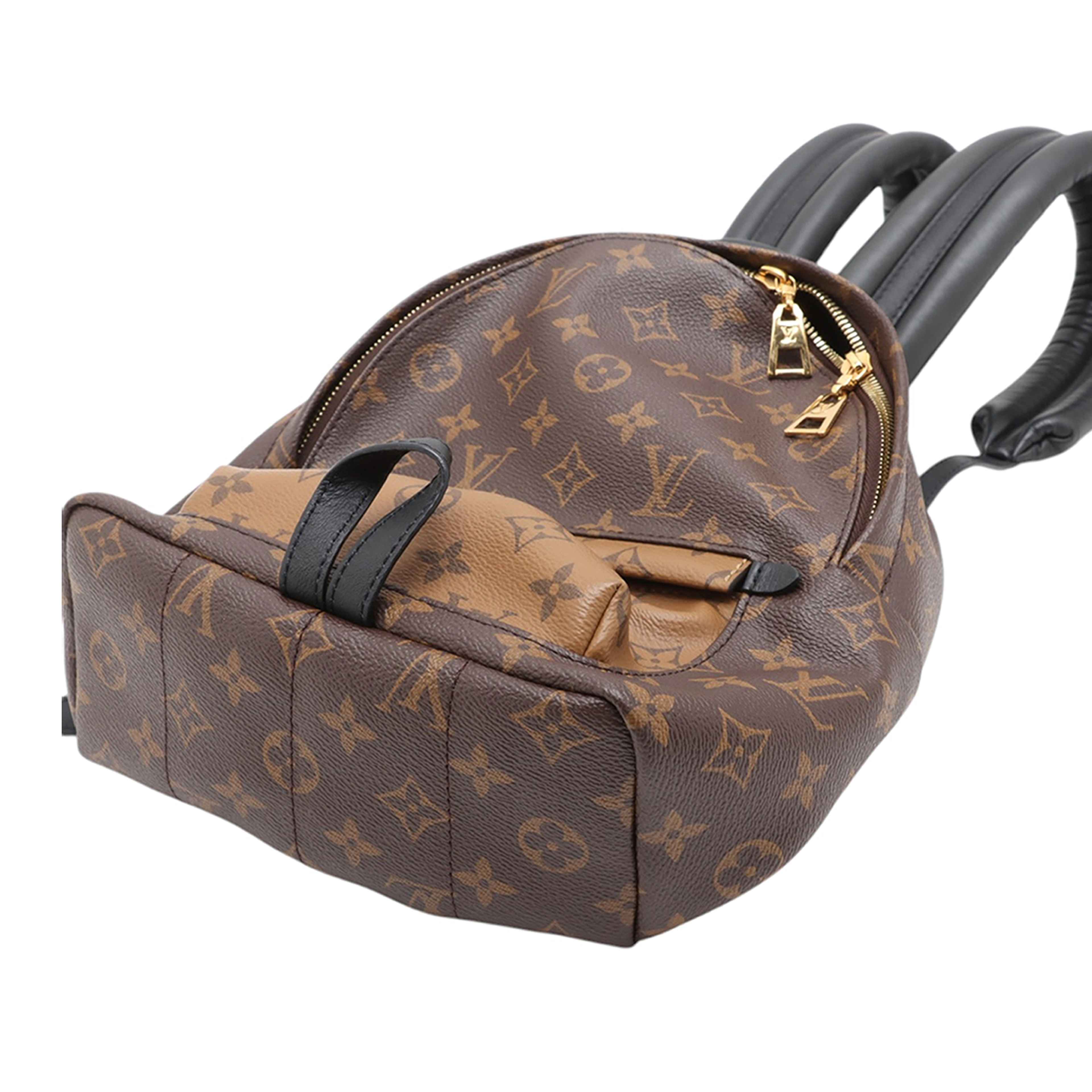 Louis Vuitton Monogram Reverse Palm Springs Pm, från Luxclusif, i färgen brun. Klicka för att öppna bilden i stort format