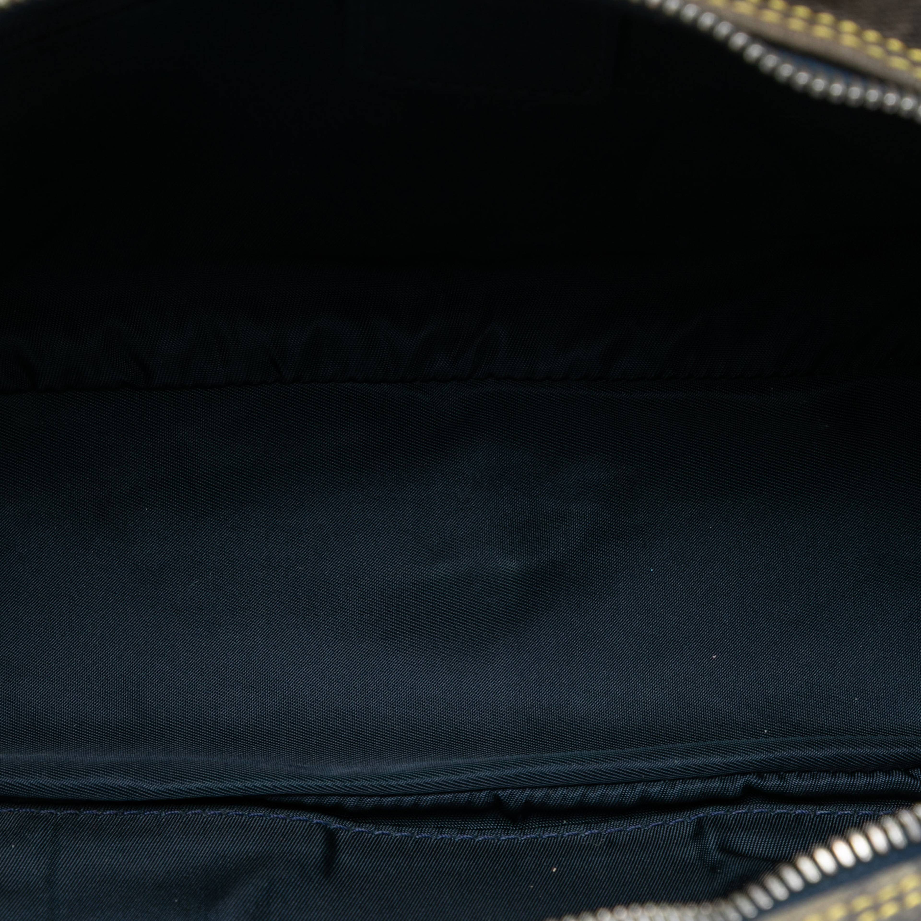 Dior Mini Canvas Denim Print Speedway Double Saddle Bowler Bag, från Luxclusif, i färgen light blue. Klicka för att öppna bilden i stort format