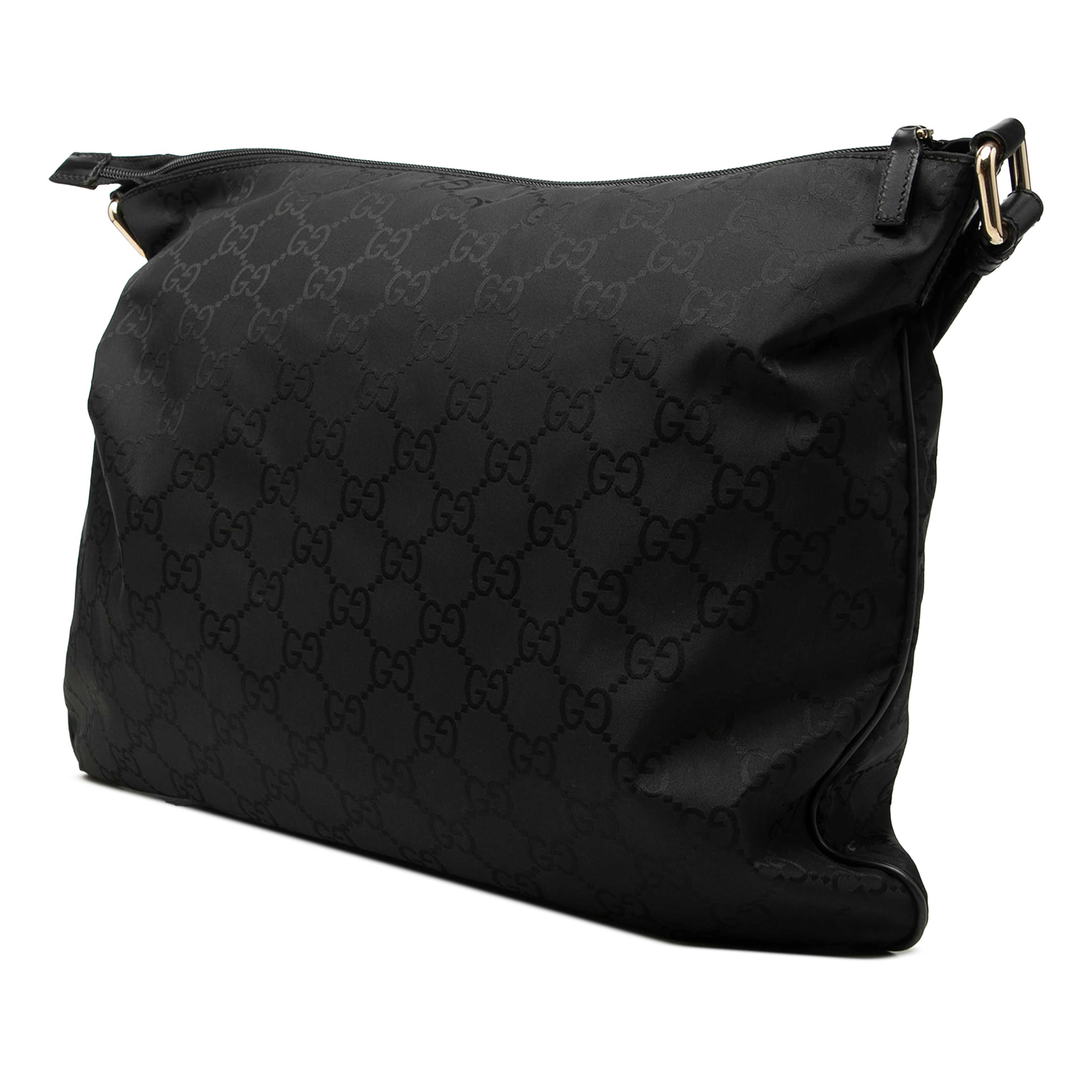 Gucci Gg Nylon Crossbody, från Luxclusif, i färgen svart. Klicka för att öppna bilden i stort format