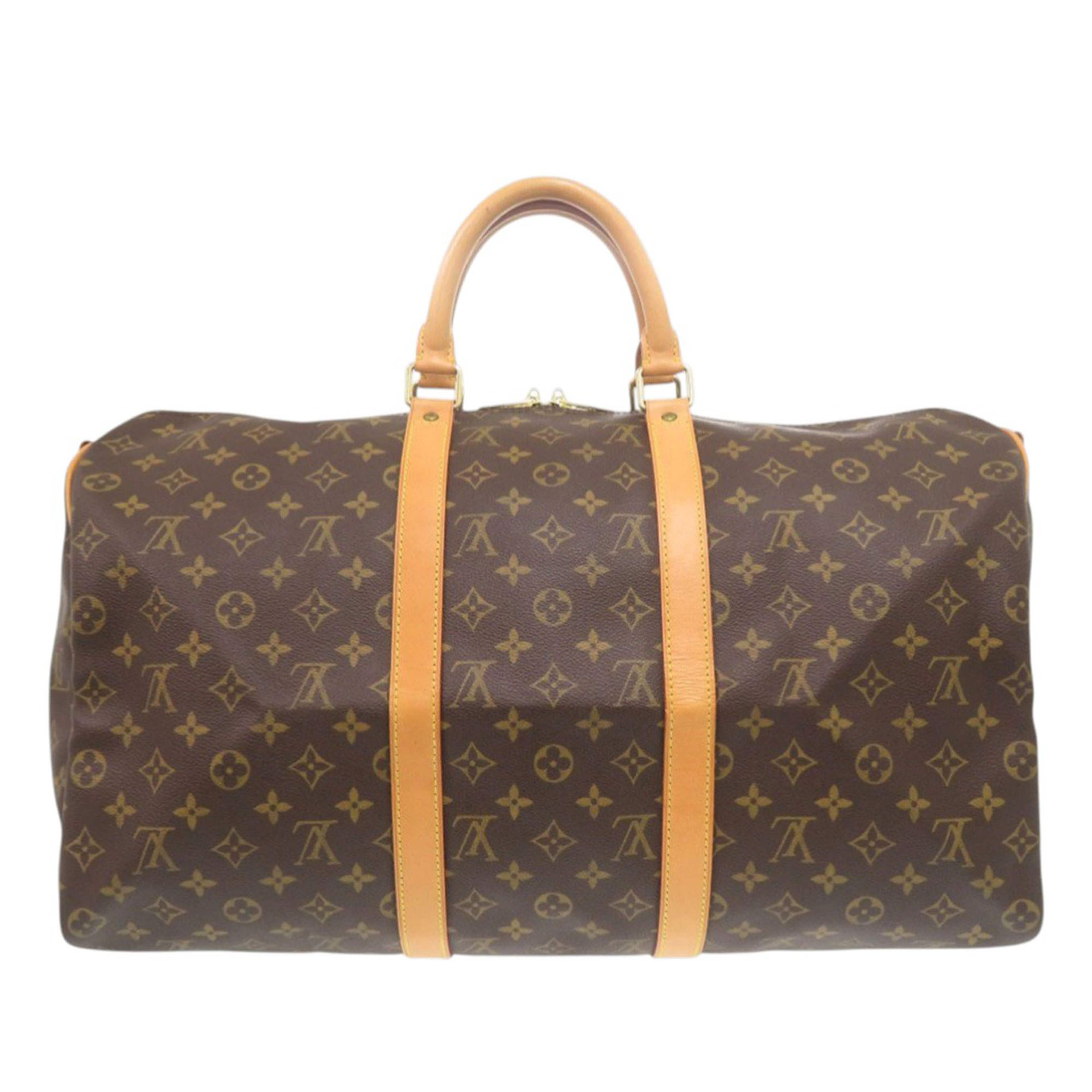 Louis Vuitton Monogram Keepall Bandouliere 50, från Luxclusif, i färgen brown. Klicka för att öppna bilden i stort format