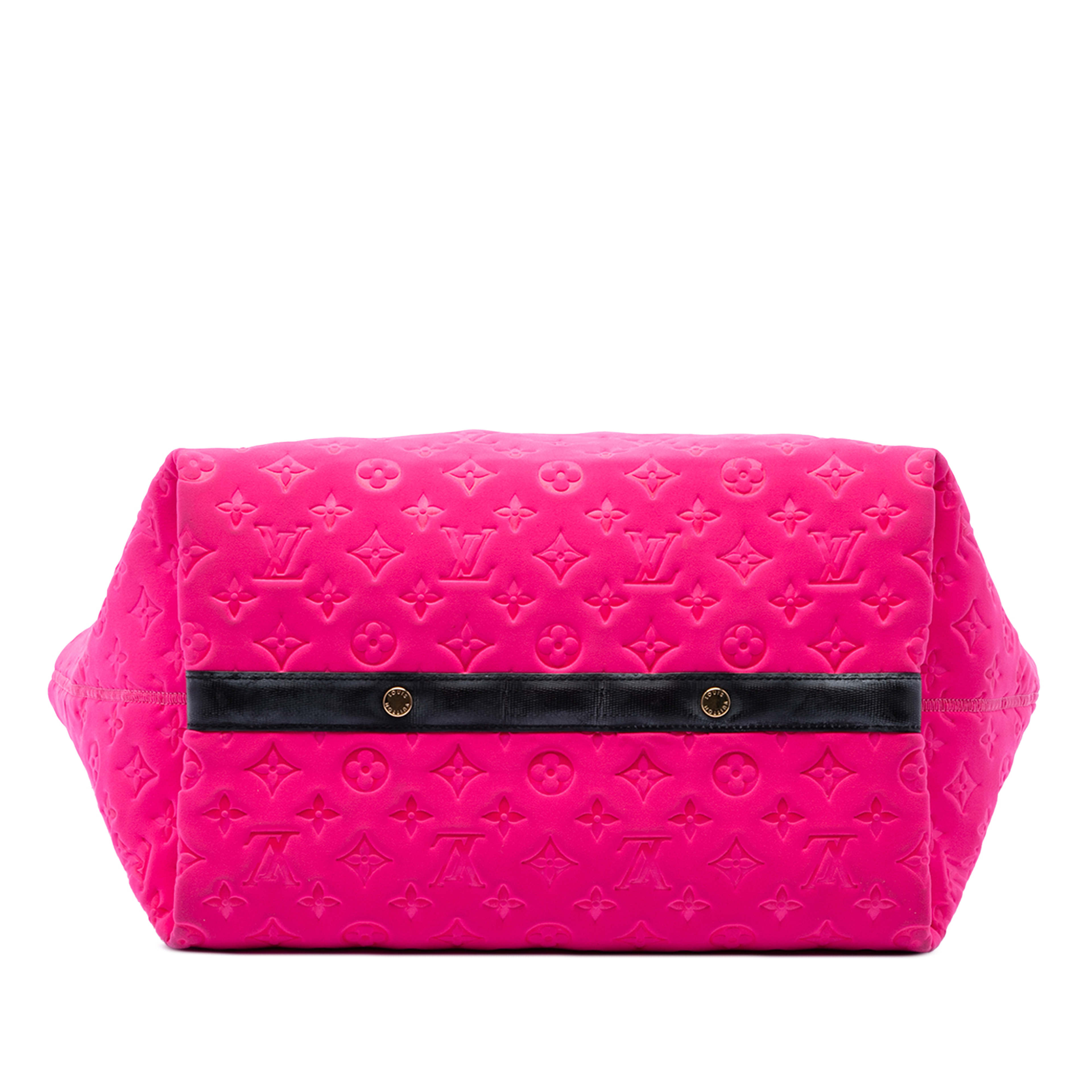 Louis Vuitton Monogram Embossed Neoprene Scuba Mm, från Luxclusif, i färgen pink. Klicka för att öppna bilden i stort format