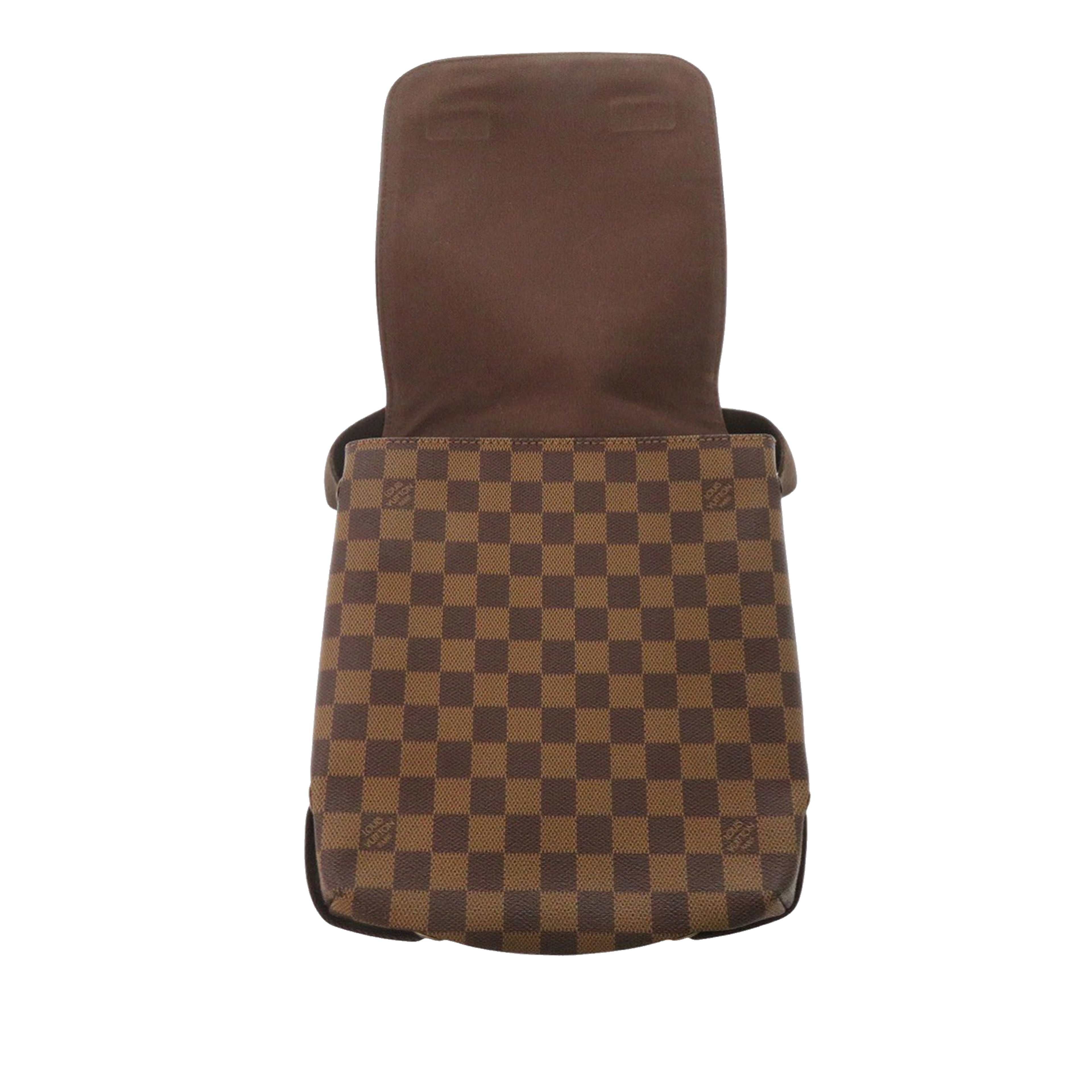 Louis Vuitton Damier Ebene Brooklyn Pm, från Luxclusif, i färgen brown. Klicka för att öppna bilden i stort format