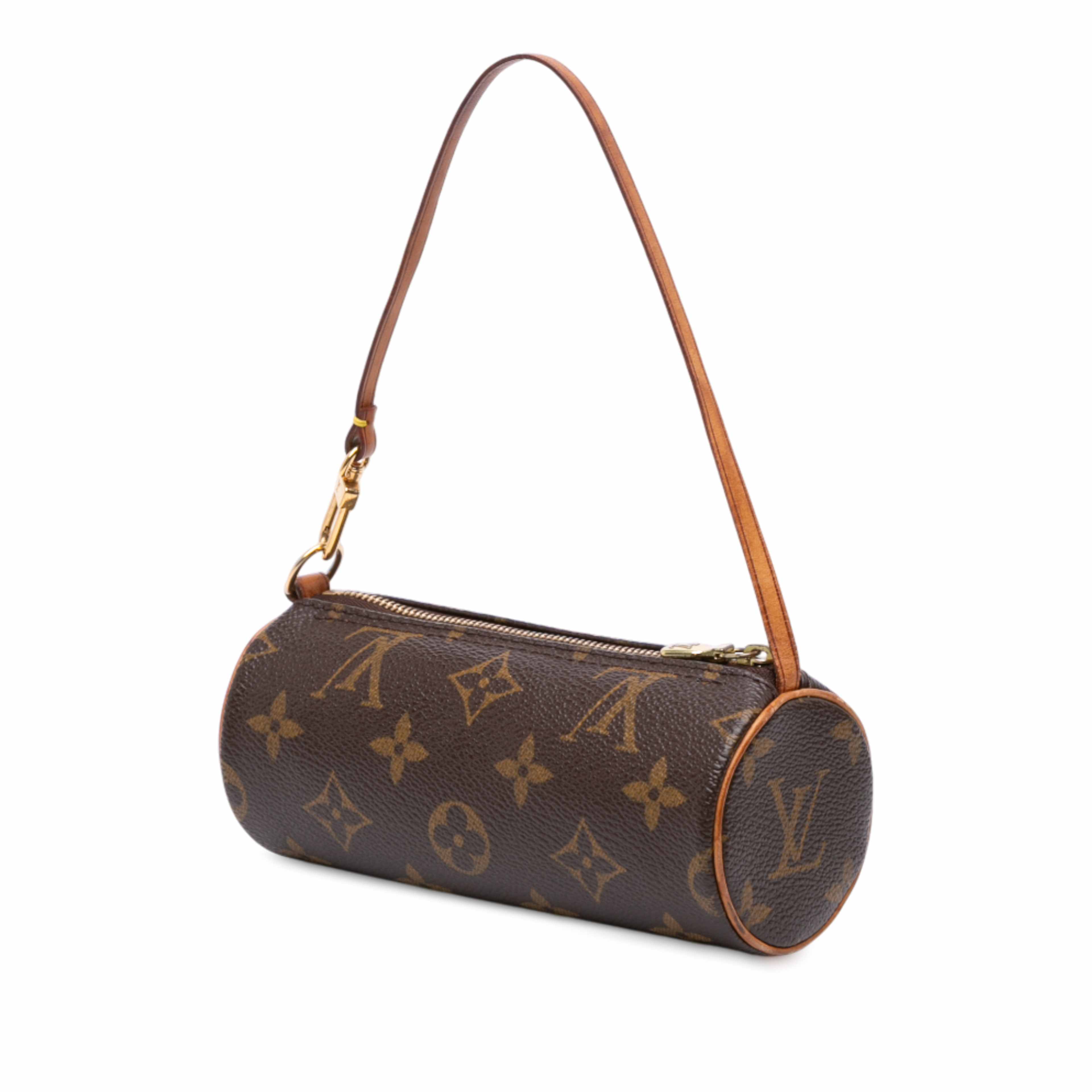 Louis Vuitton Monogram Papillon Pochette, från Luxclusif, i färgen brown. Klicka för att öppna bilden i stort format