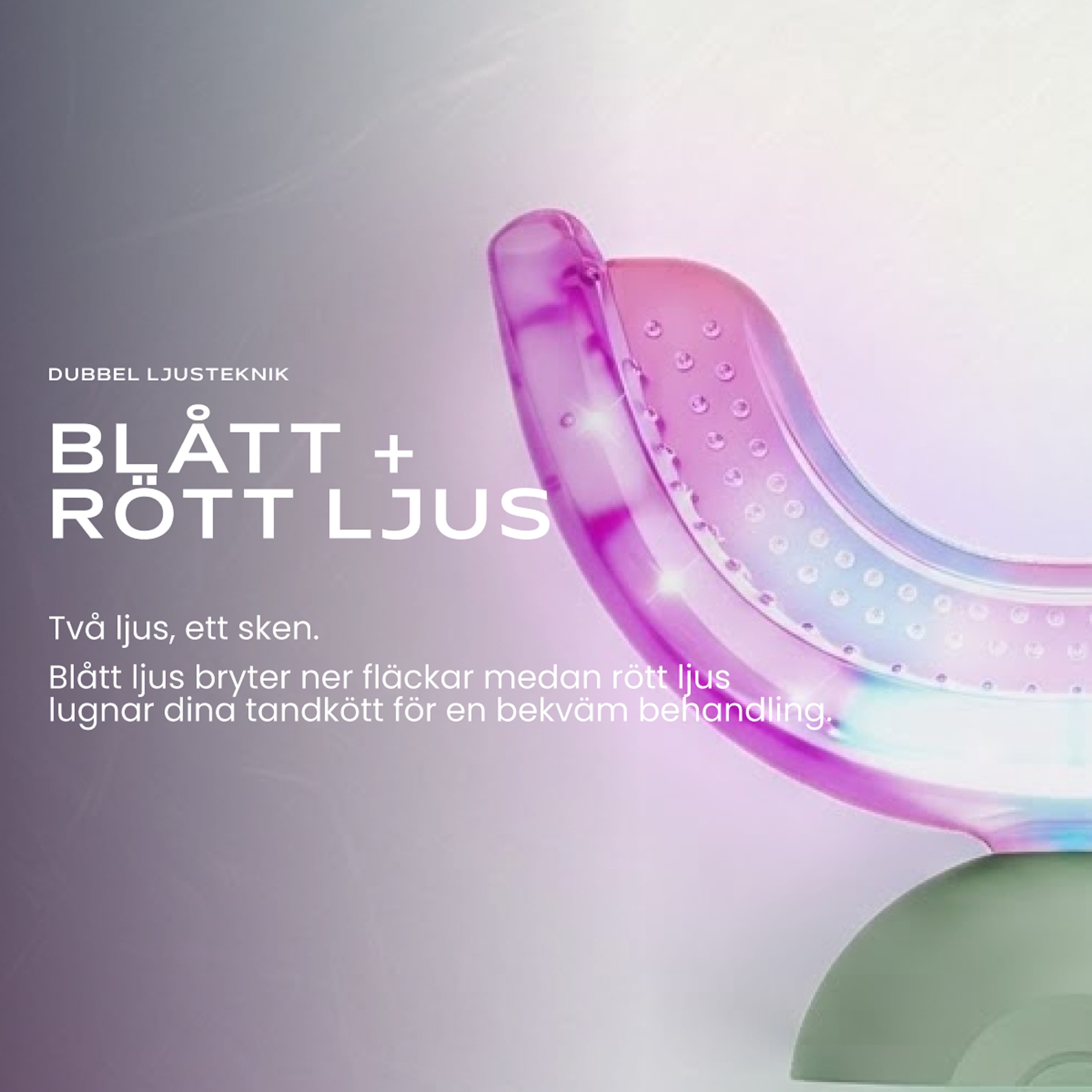 Stellar Tandblekning, från Be Lucent, i färgen mint green. Klicka för att öppna bilden i stort format