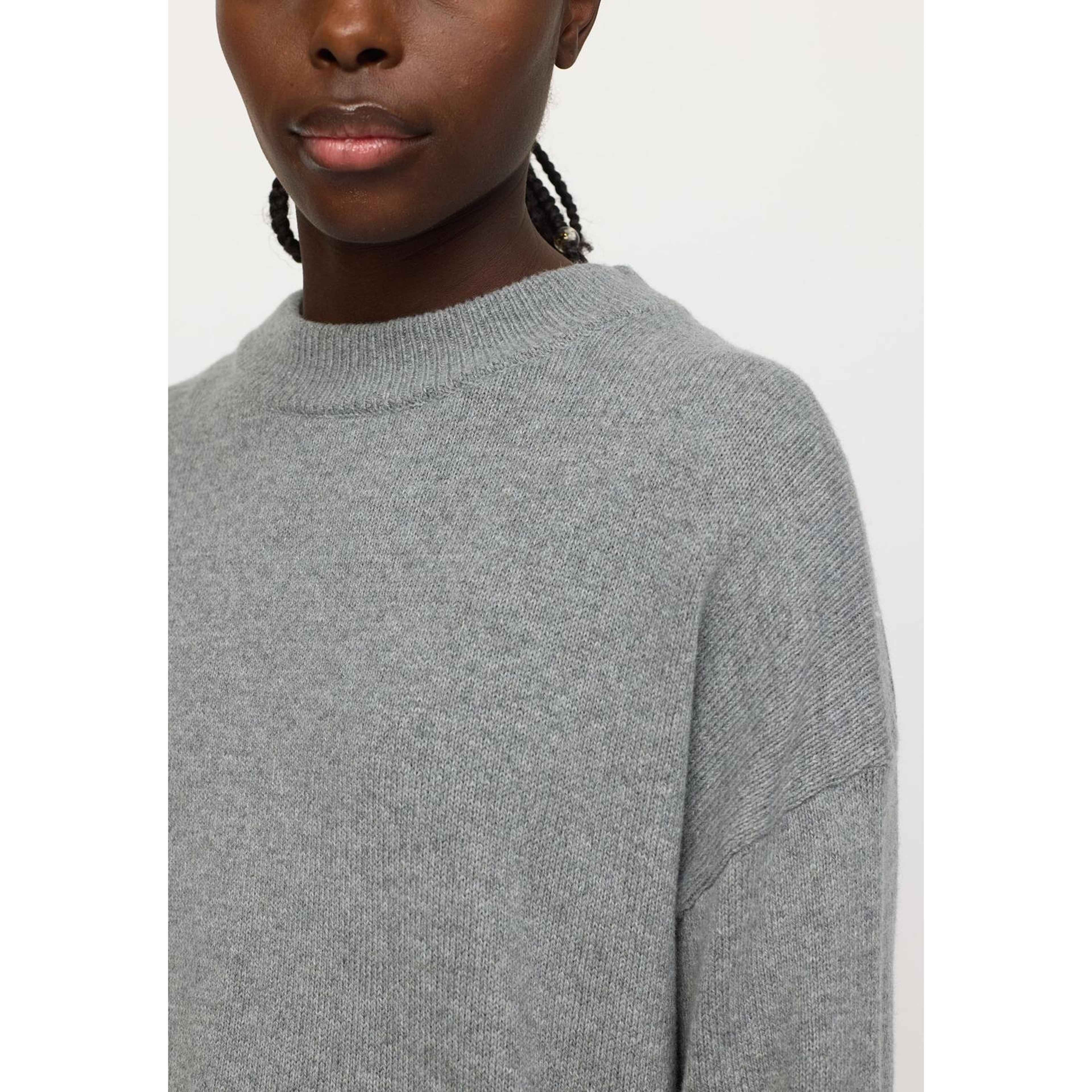 Srluni Knit - Medium Grey Melange