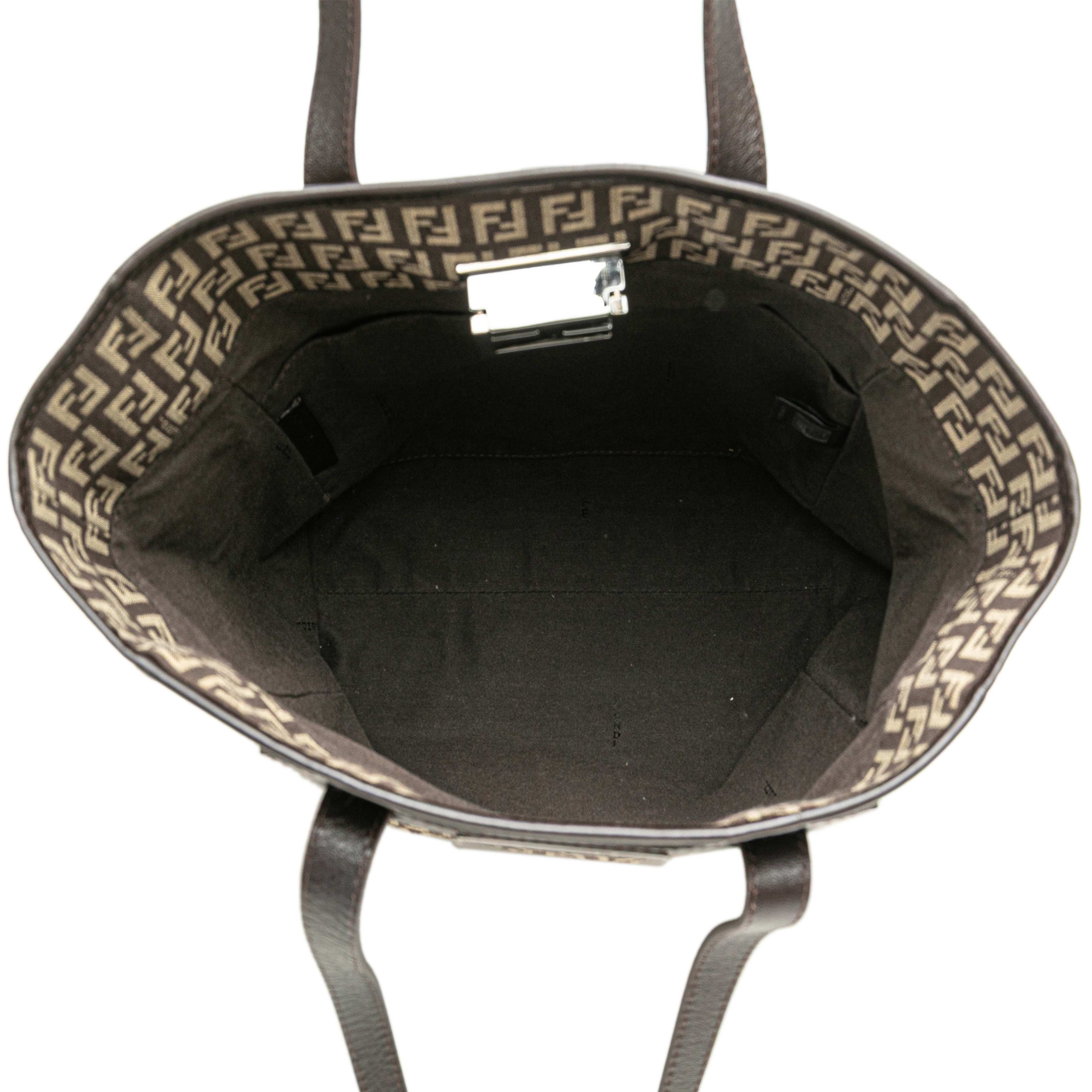 Fendi Zucchino Canvas Tote