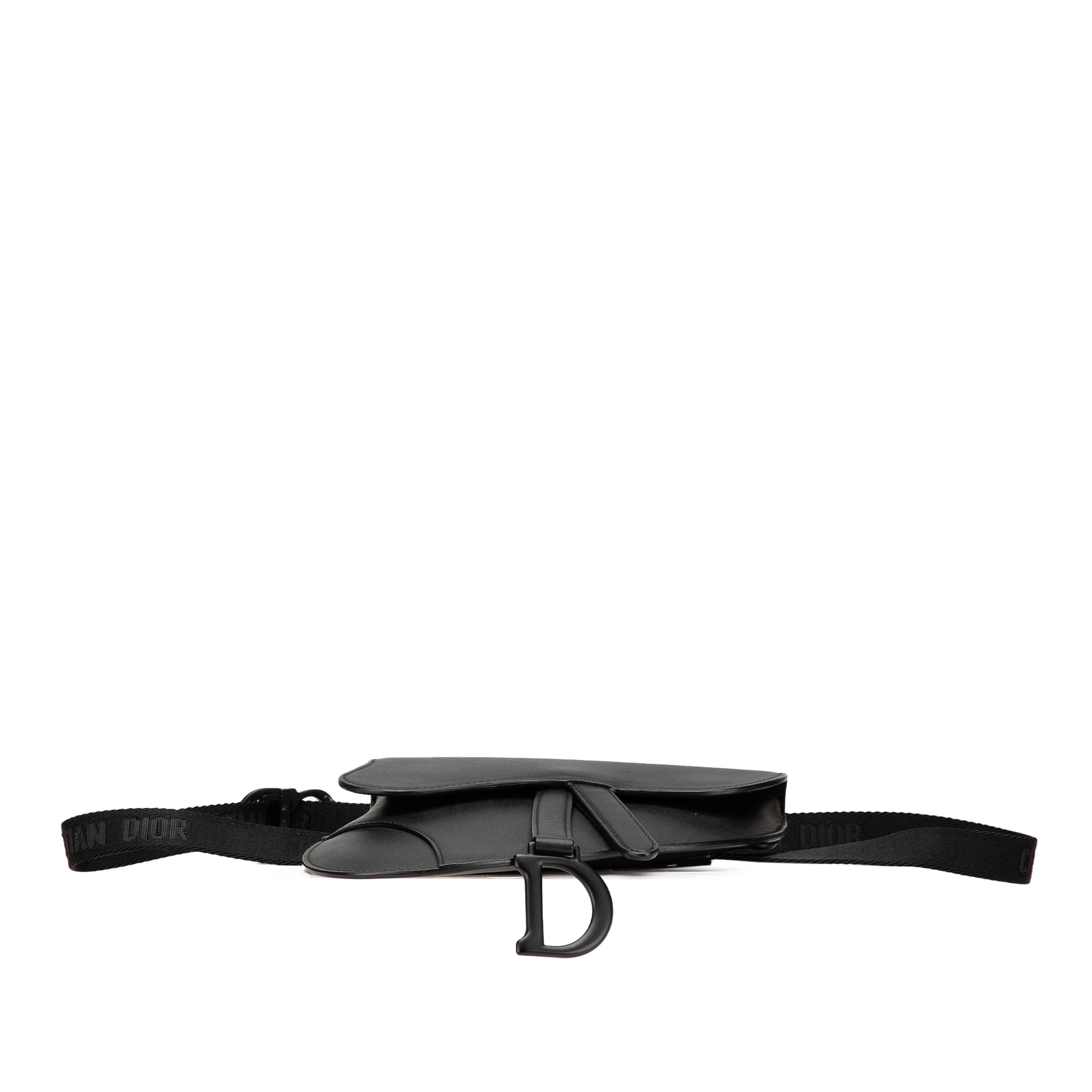Dior Ultra Matte Calfskin Saddle Belt Bag