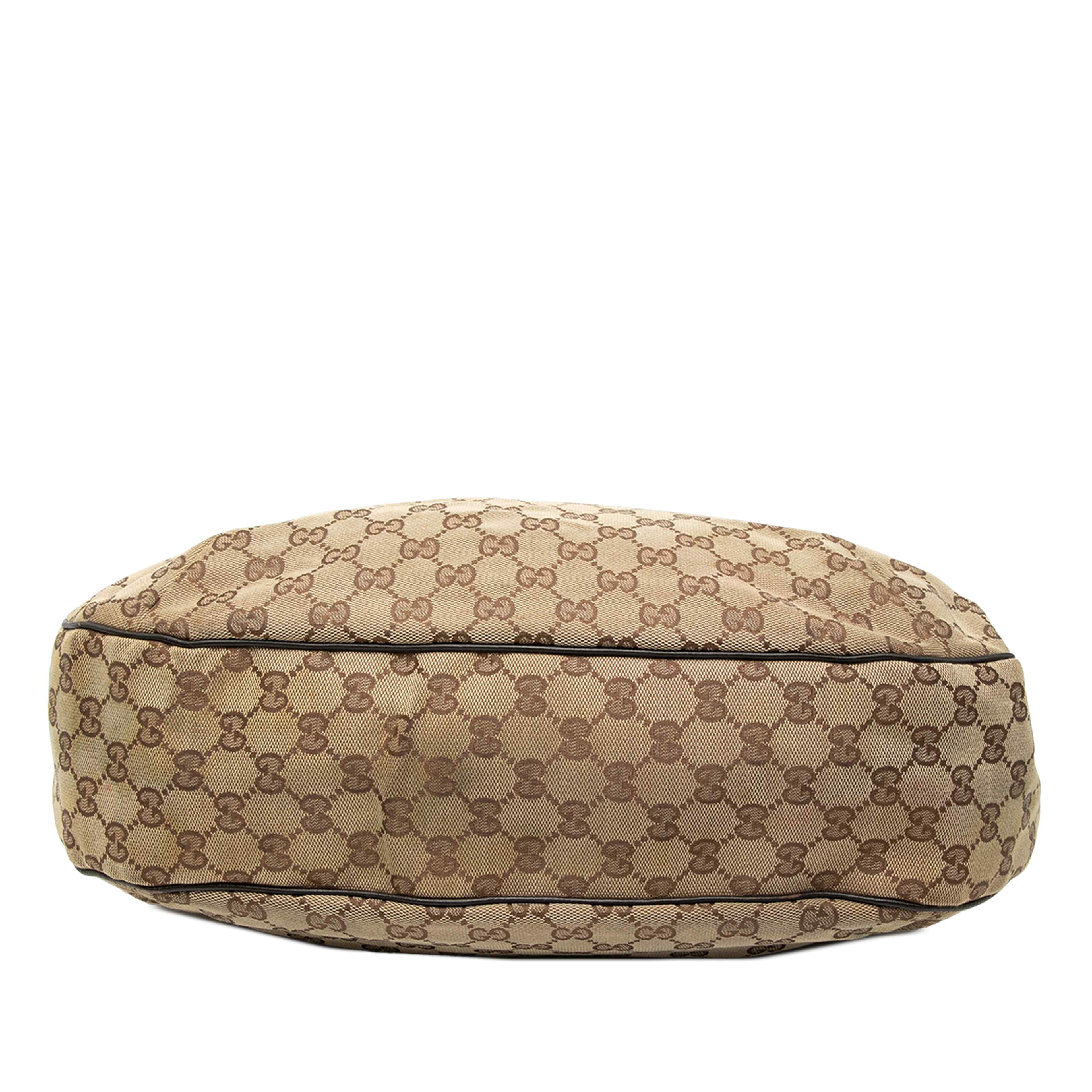 Gucci Large Gg Canvas Web New Ladies Hobo, från Luxclusif, i färgen beige. Klicka för att öppna bilden i stort format