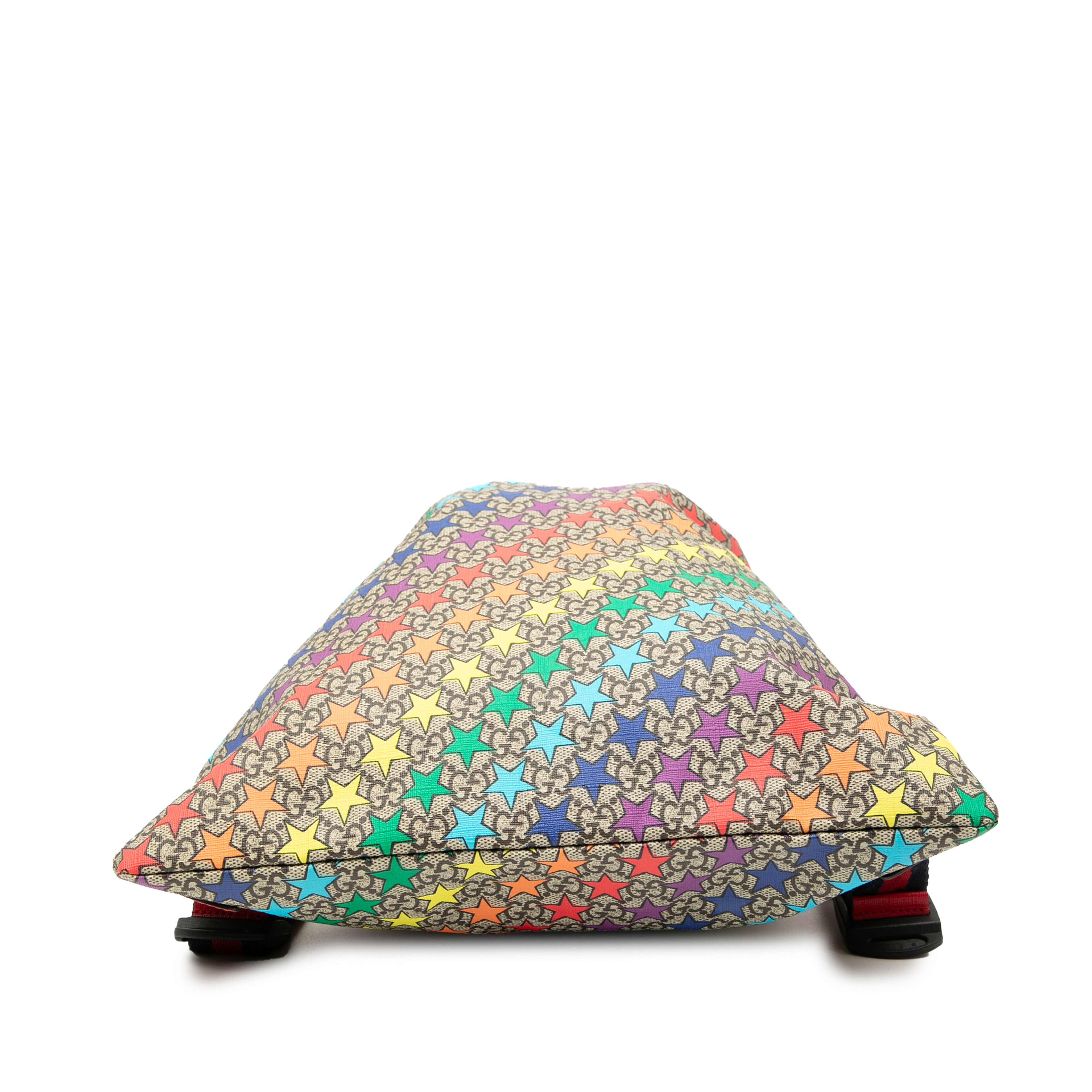 Gucci Gg Supreme Web Star Print Childrens Backpack, från Luxclusif, i färgen beige. Klicka för att öppna bilden i stort format