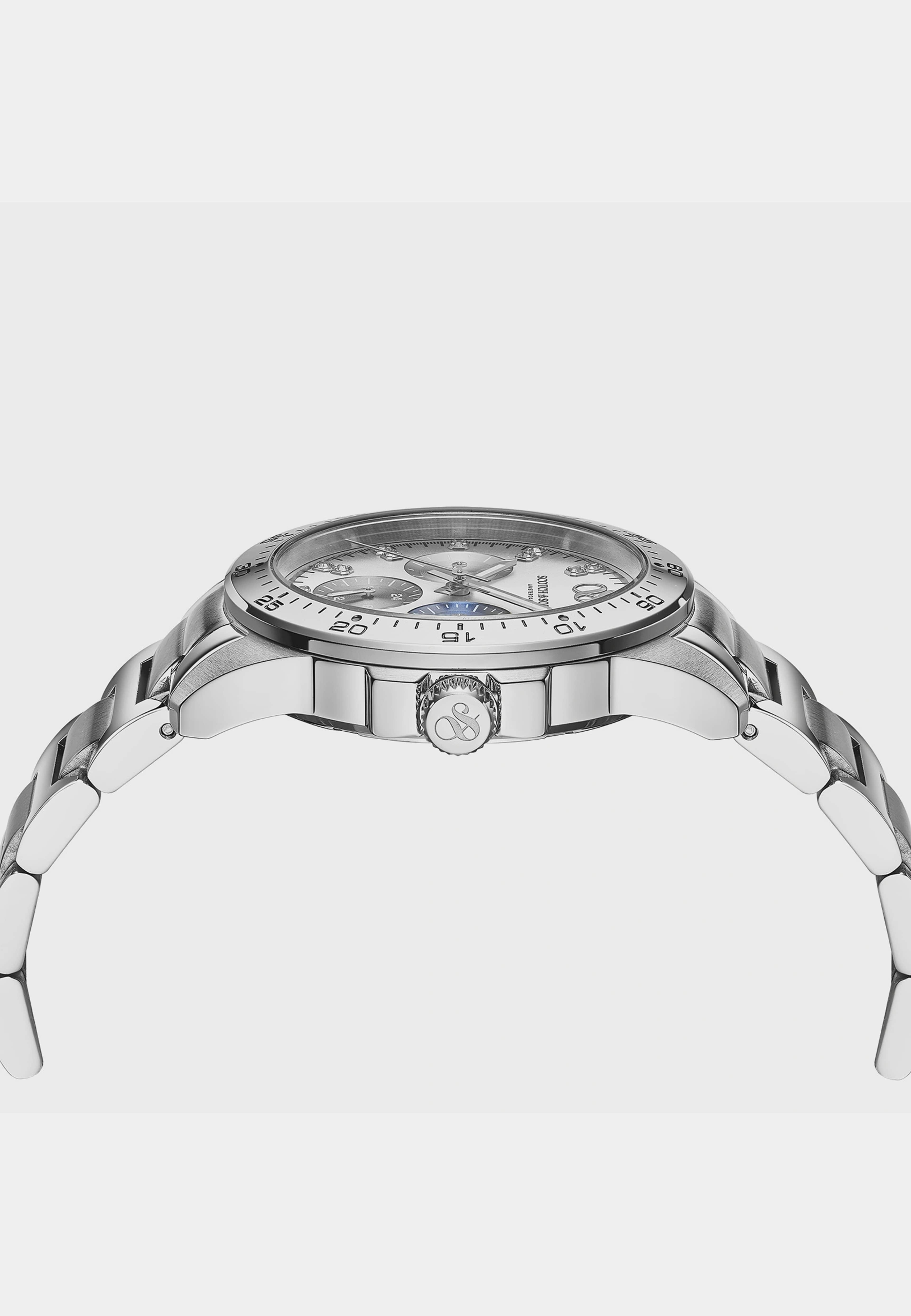 Scotch & Soda Dam Silver/stål, Metallband - Ssw.135a, från Scotch & Soda, i färgen 1. Klicka för att öppna bilden i stort format