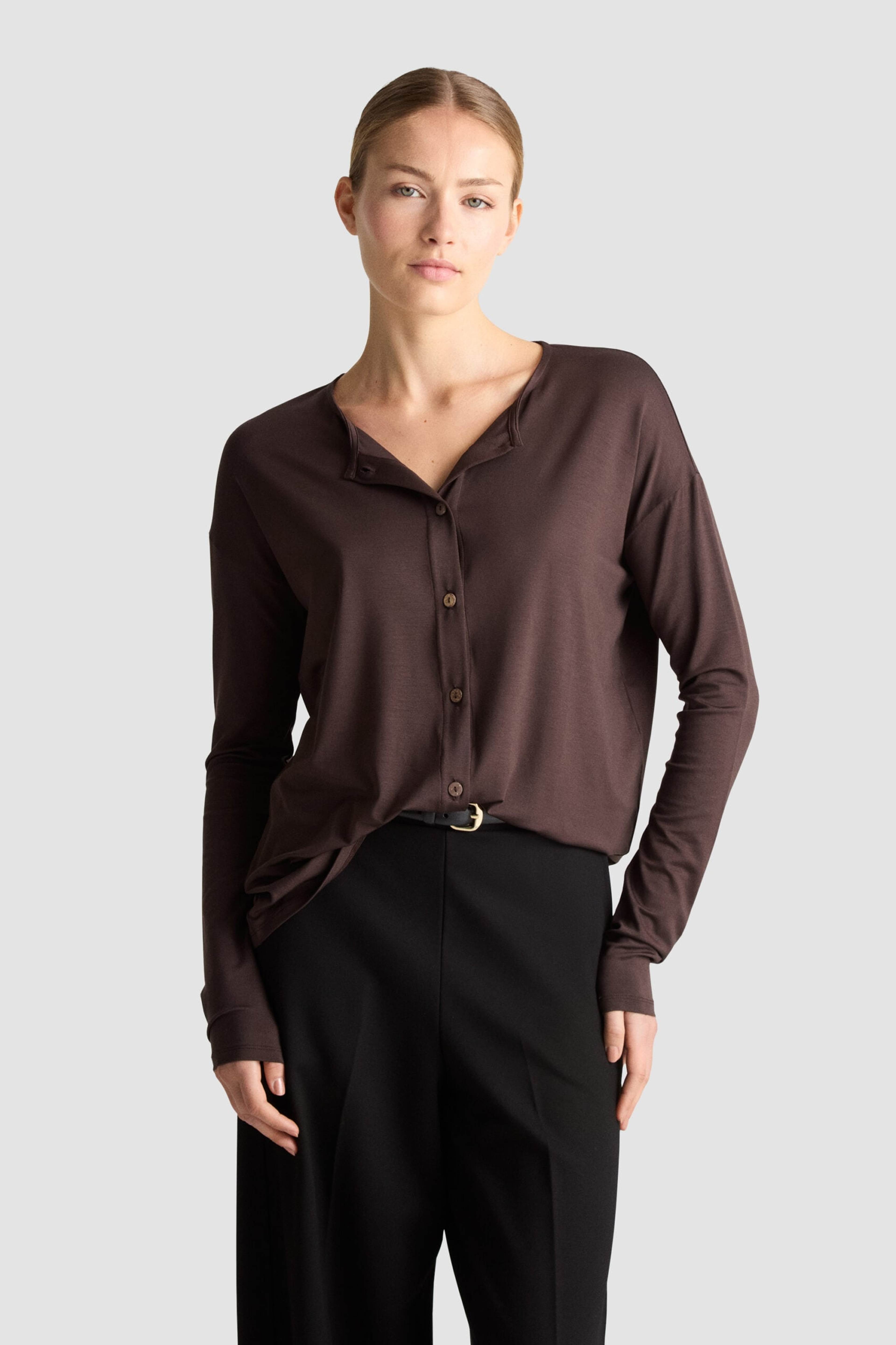 Giza Cardi - Ganache, från Residus, i färgen brown. Klicka för att öppna bilden i stort format