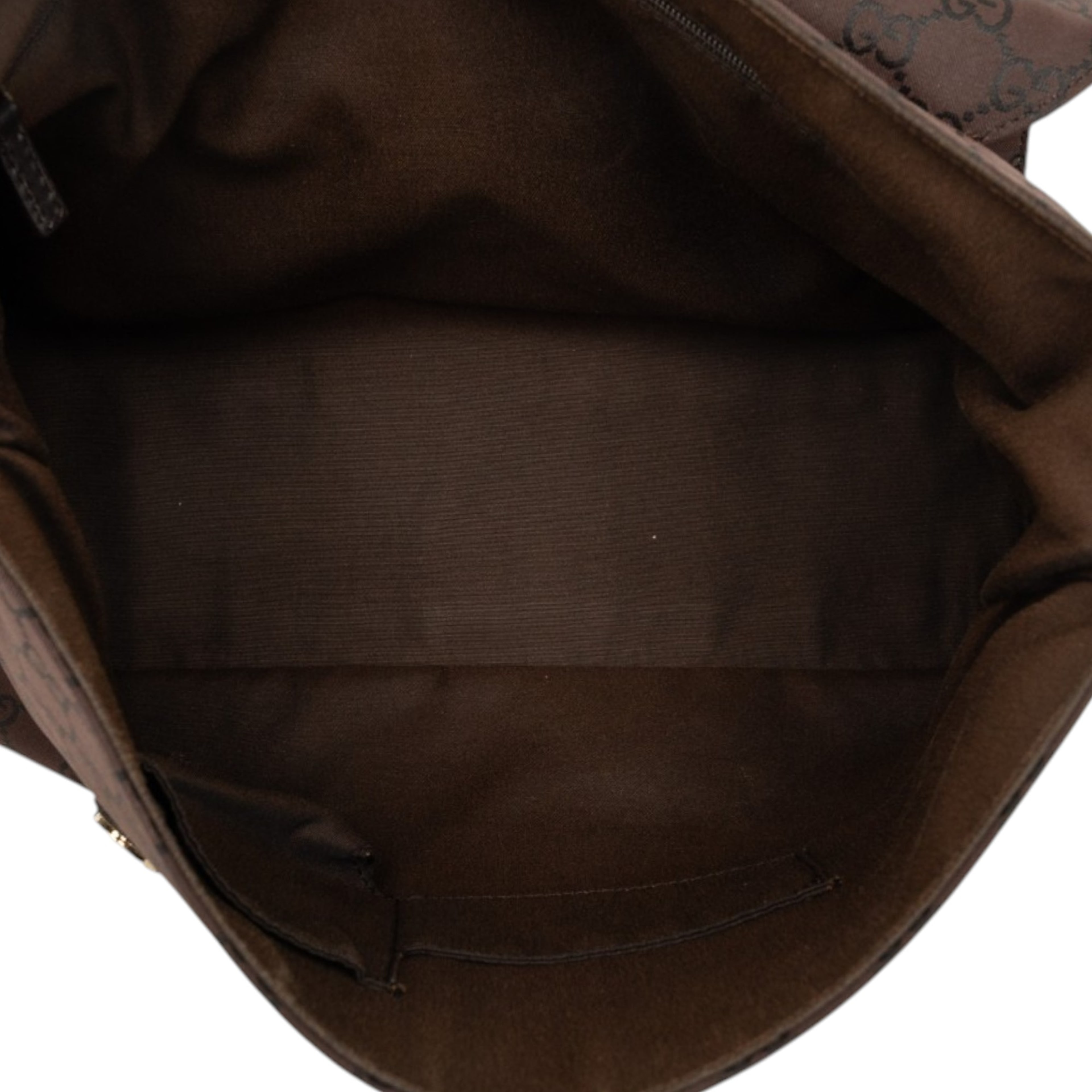 Gucci Gg Nylon Crossbody, från Luxclusif, i färgen brun. Klicka för att öppna bilden i stort format