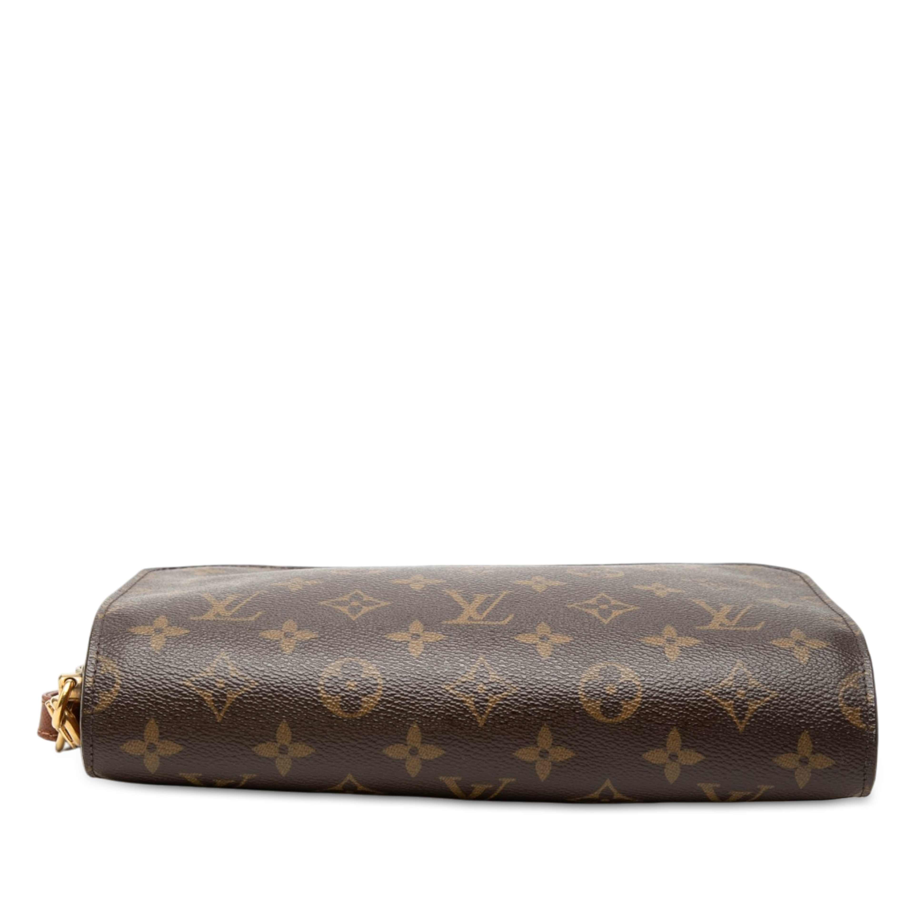 Louis Vuitton Monogram Orsay, från Luxclusif, i färgen brun. Klicka för att öppna bilden i stort format
