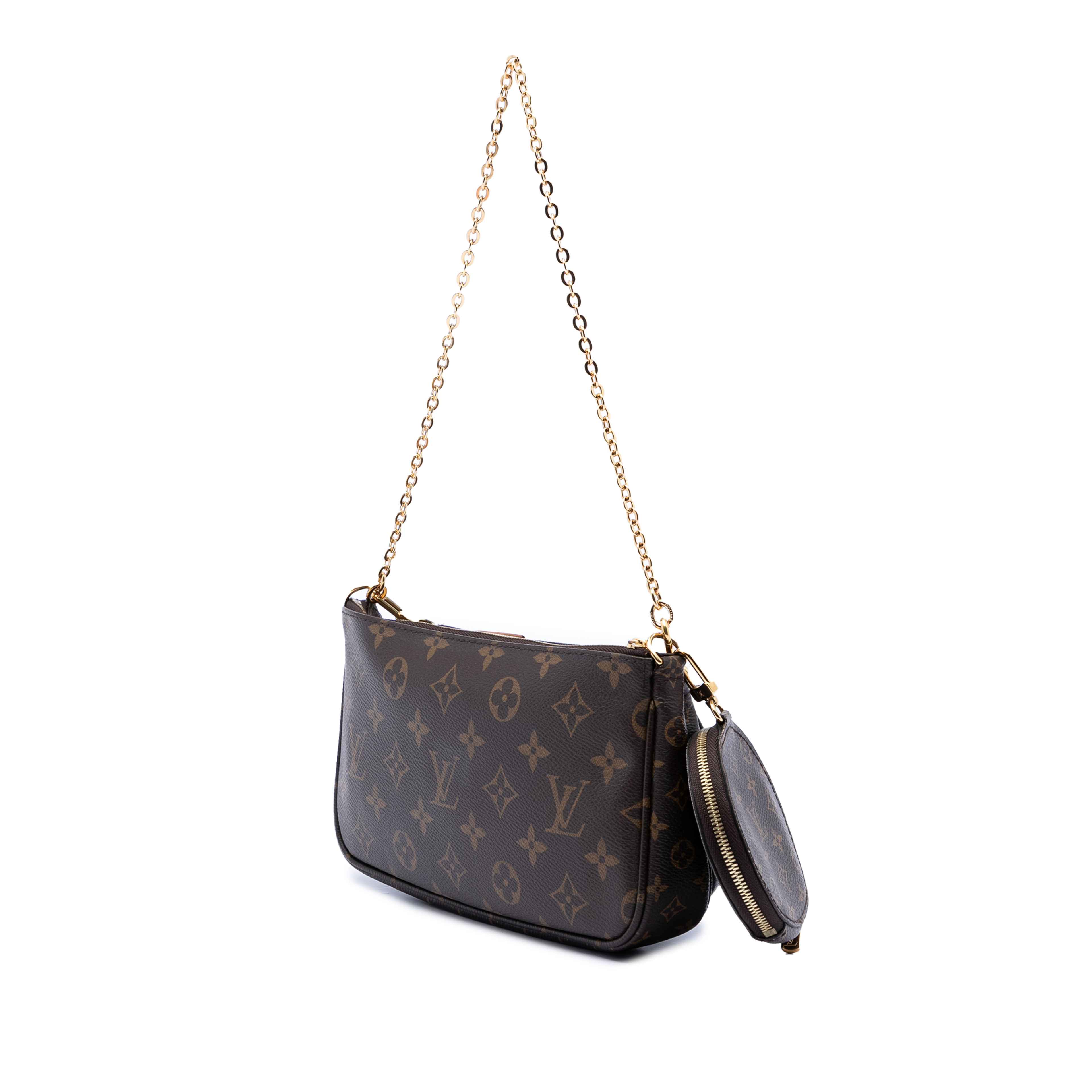 Louis Vuitton Monogram Multi Pochette Accessoires, från Luxclusif, i färgen brown. Klicka för att öppna bilden i stort format