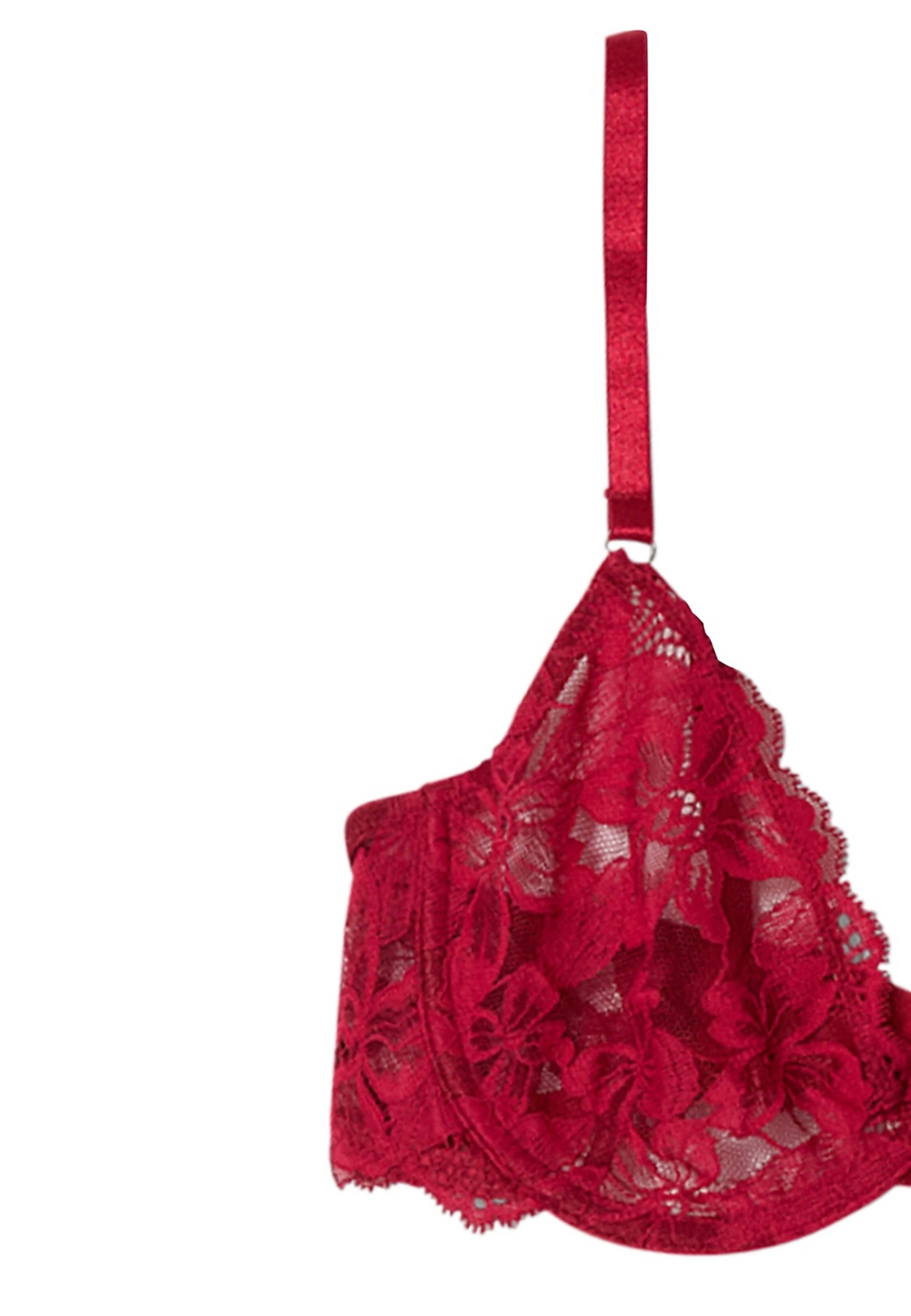 Fab-u-lace Wire Bra, från Frank Dandy, i färgen wine. Klicka för att öppna bilden i stort format