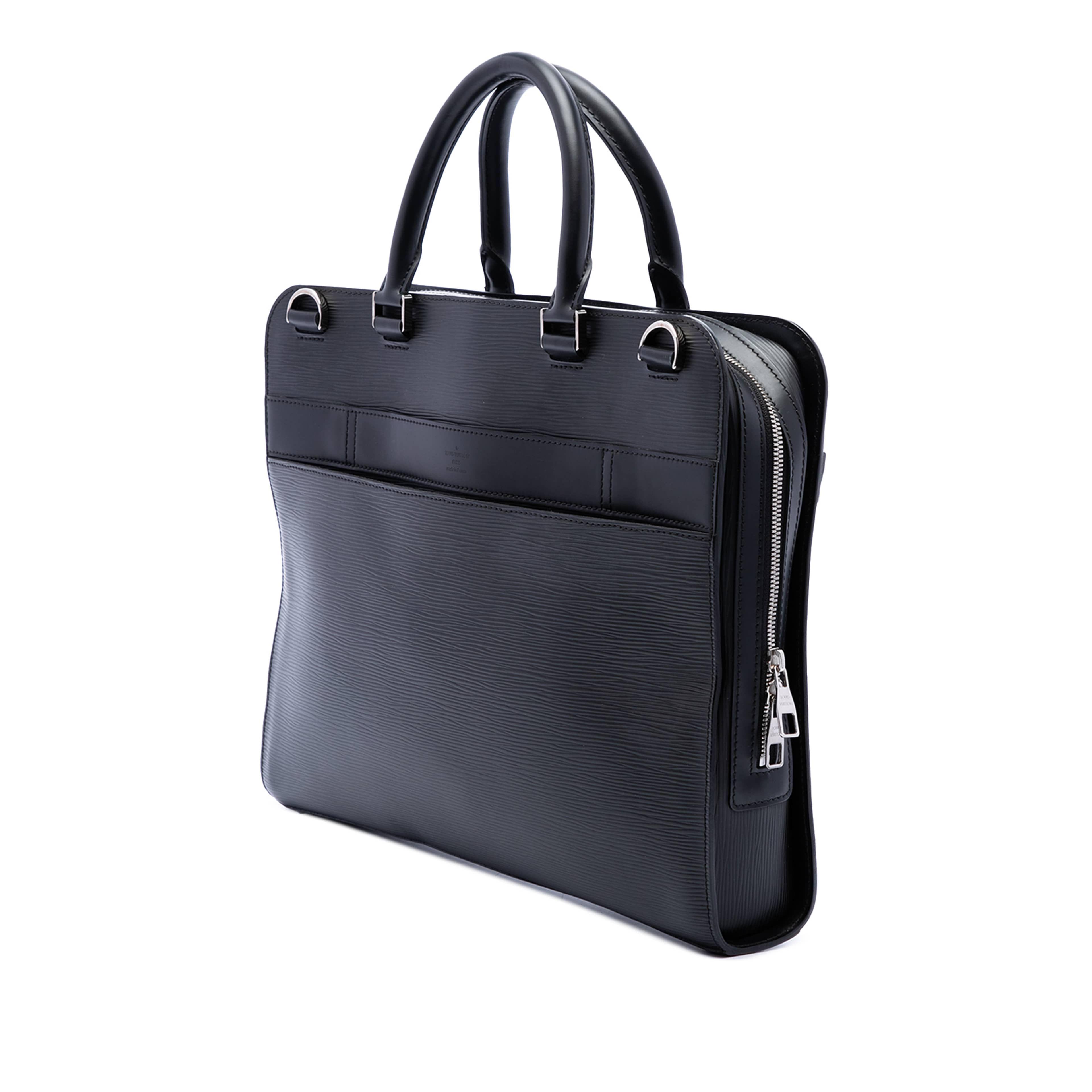Louis Vuitton Epi Bassano Gm, från Luxclusif, i färgen svart. Klicka för att öppna bilden i stort format