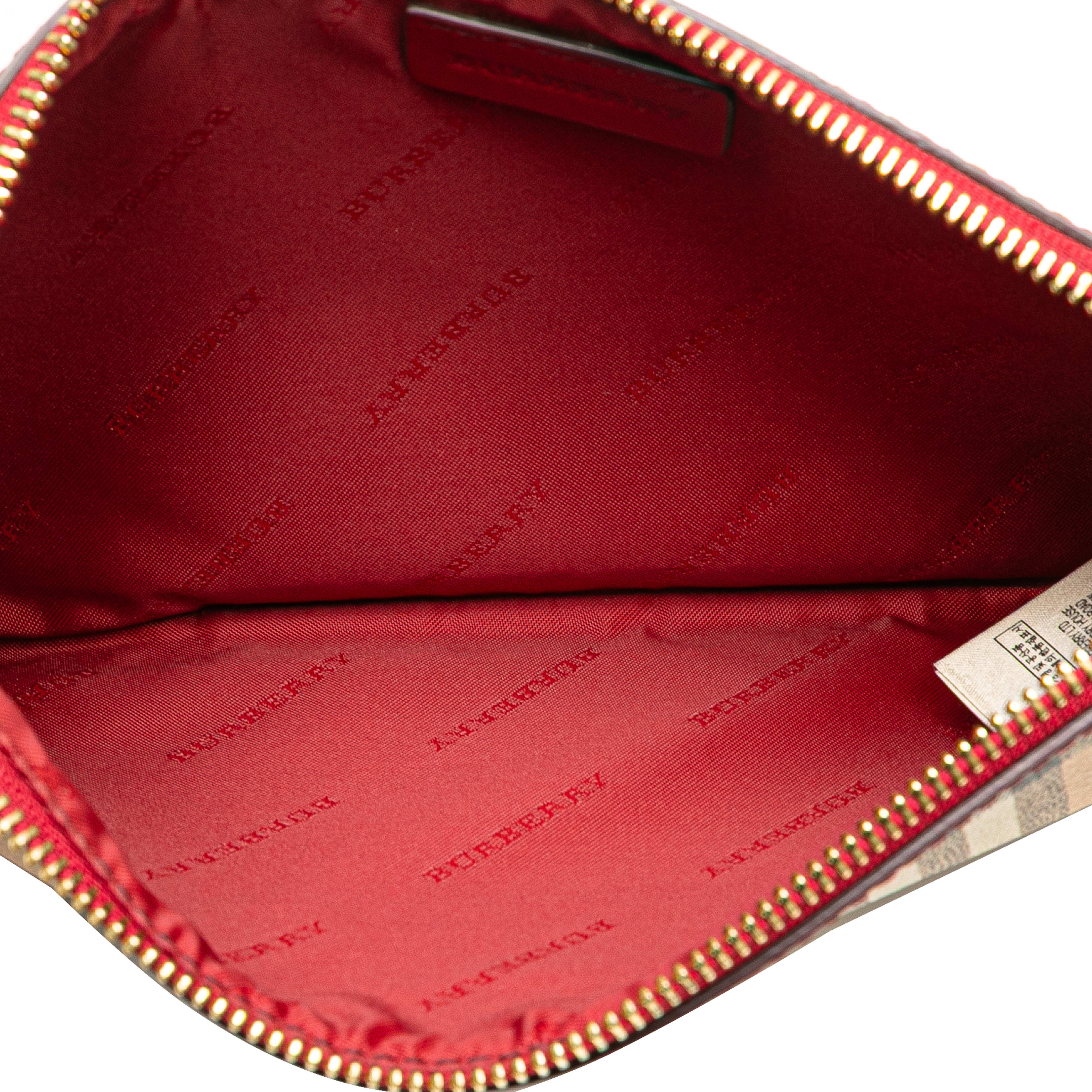 Burberry Haymarket Check Coated Canvas Peyton Crossbody, från Luxclusif, i färgen beige. Klicka för att öppna bilden i stort format